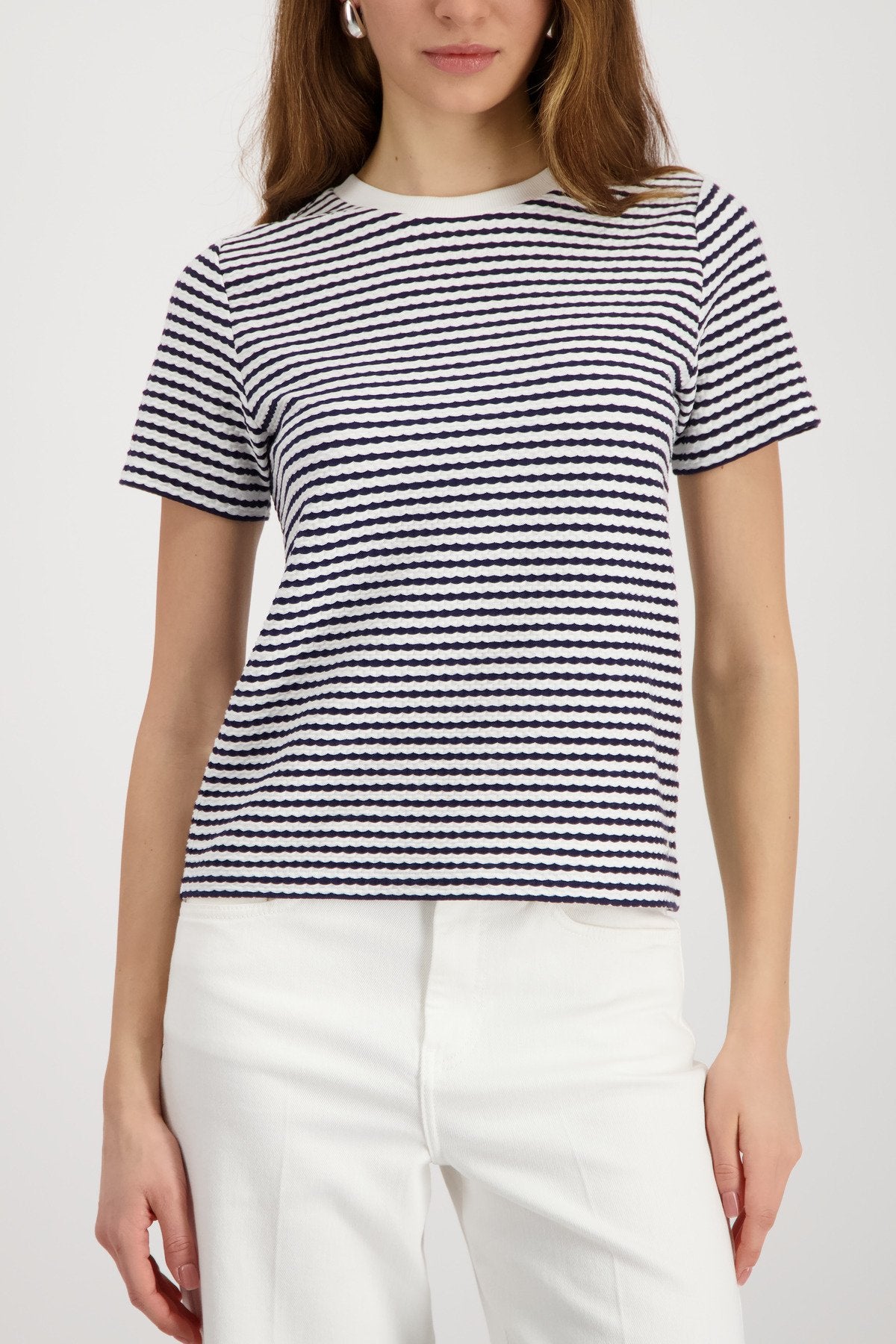 Monari Damen T-Shirts  Marine Ring