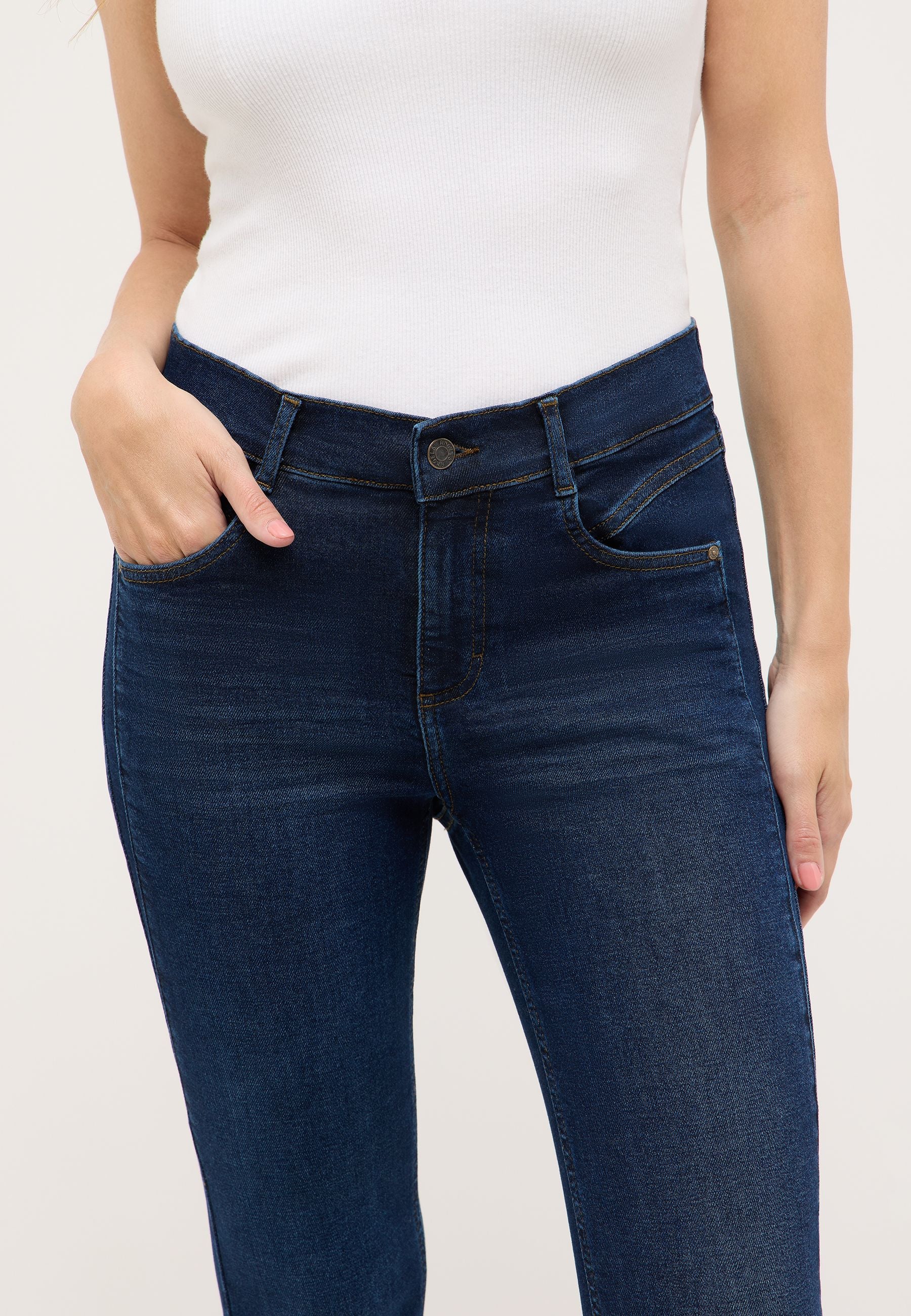 Angels Damen Jeans  Dark Indig