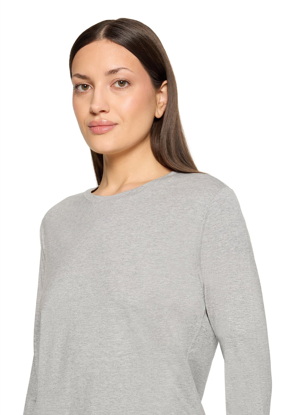 Betty & Co Damen T-Shirts Light Silver Me