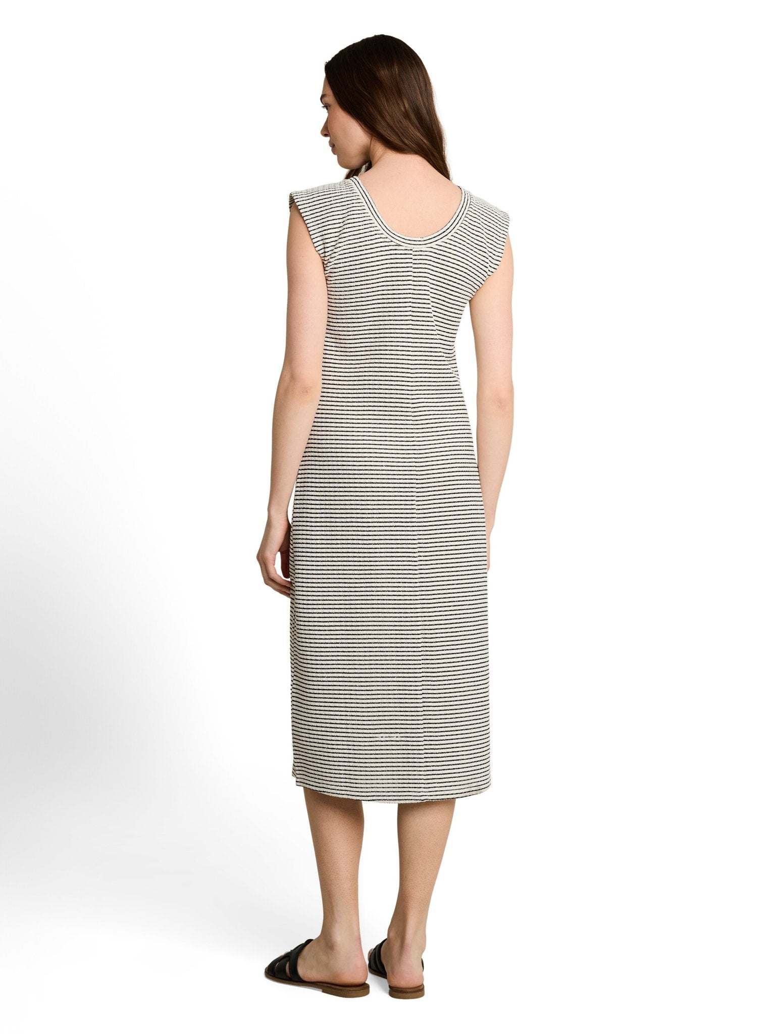 Tom Tailor denim Damen Kleider White Black Kni