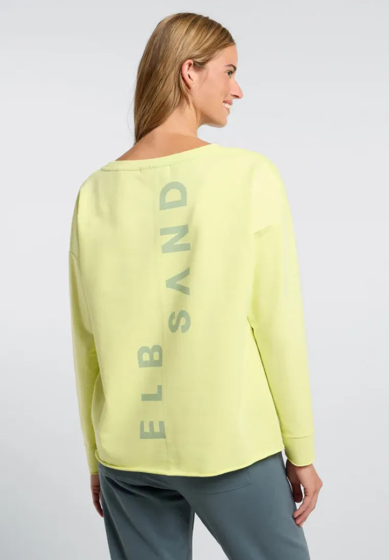 Elbsand Damen Sweatshirts  Sunny Lime