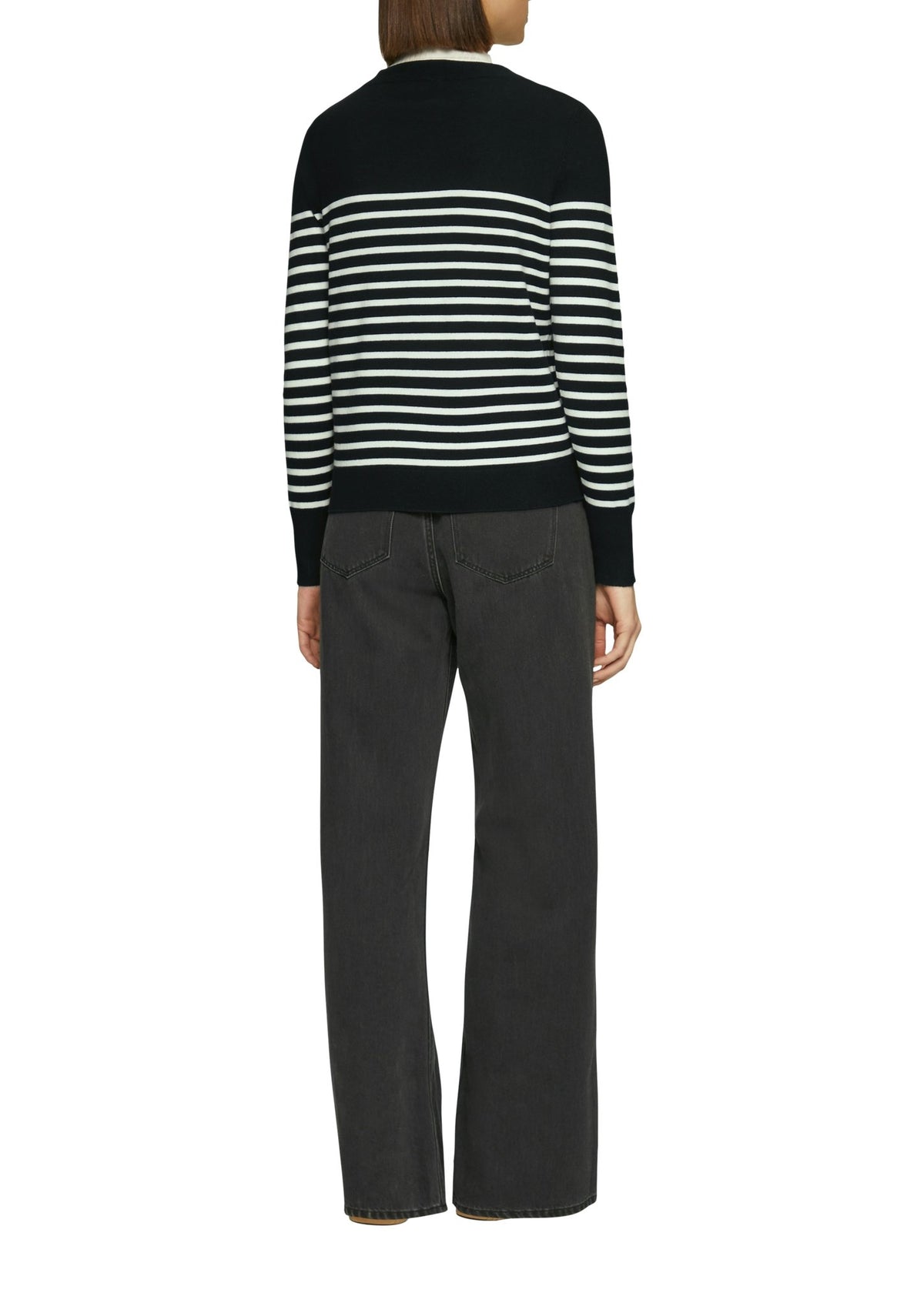 S. Oliver red Damen Pullover G Grey/Black