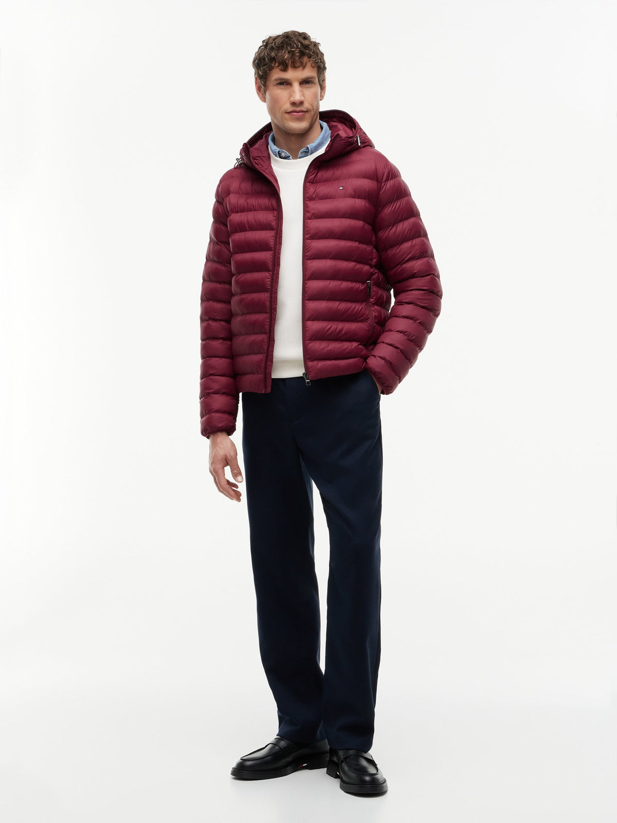 Tommy Hilfiger Herren Jacken Vlp Purple
