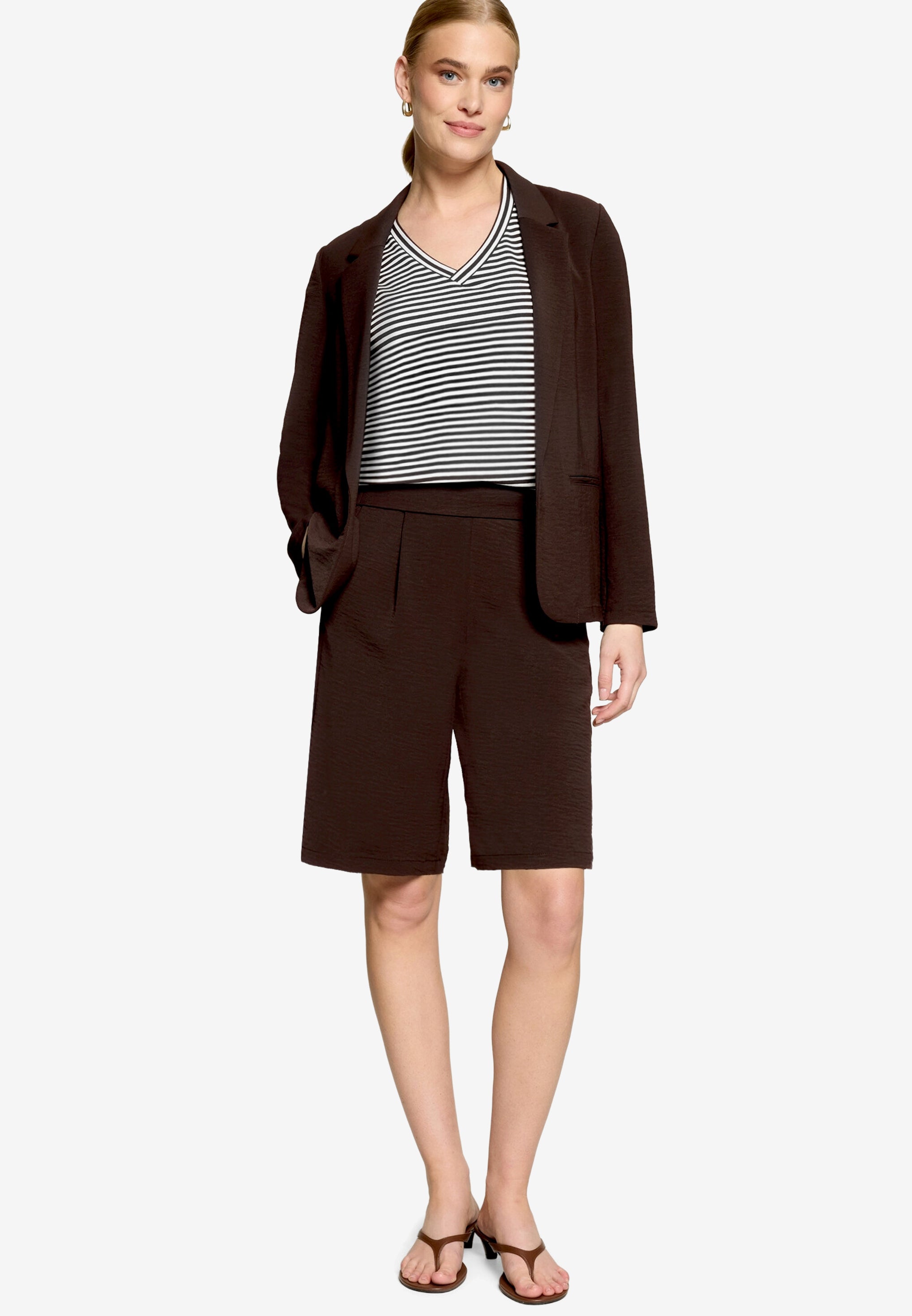 Zero Damen Shorts Chocolate Plum