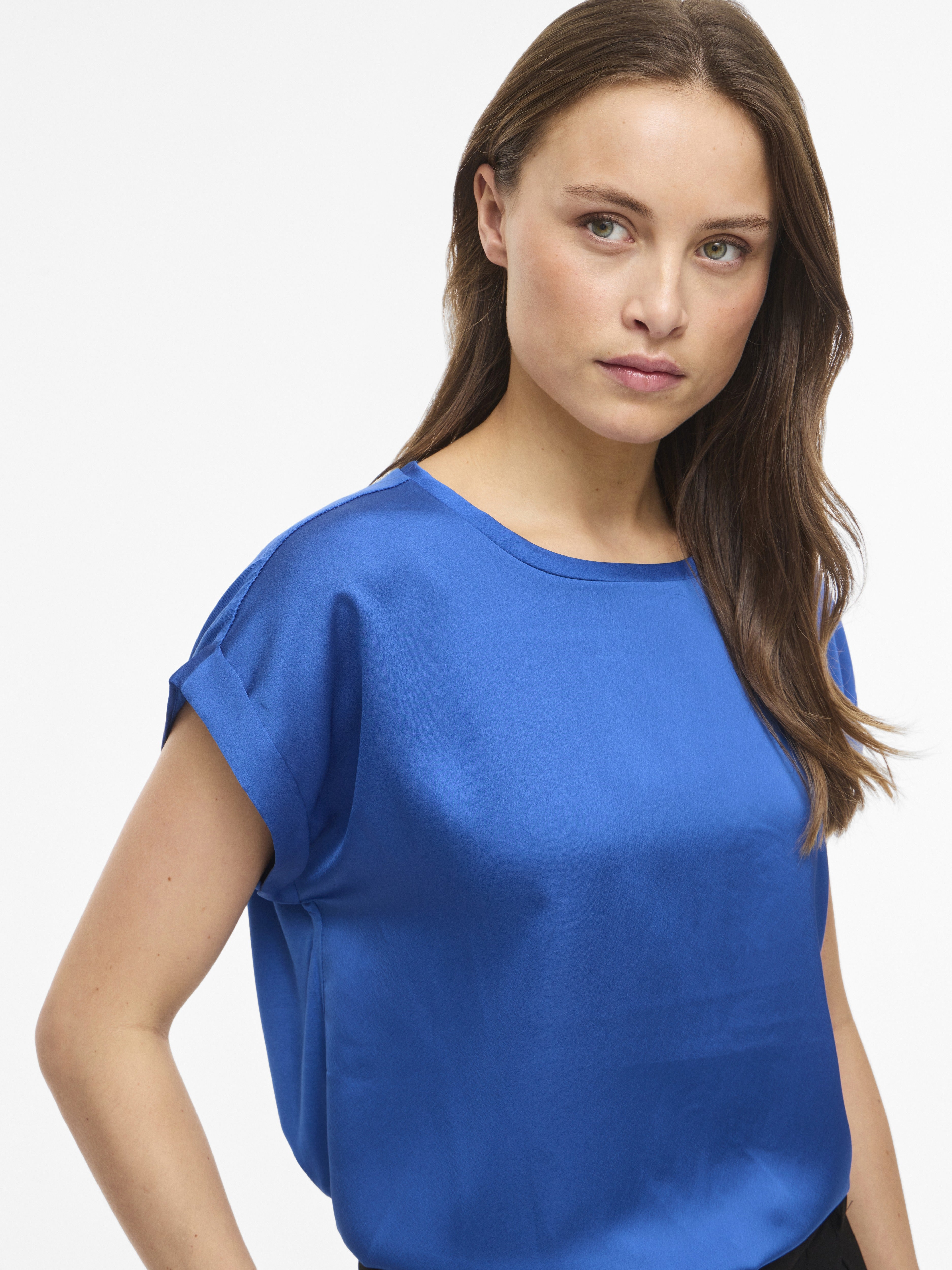 Vila Damen Tops Victoria Blue