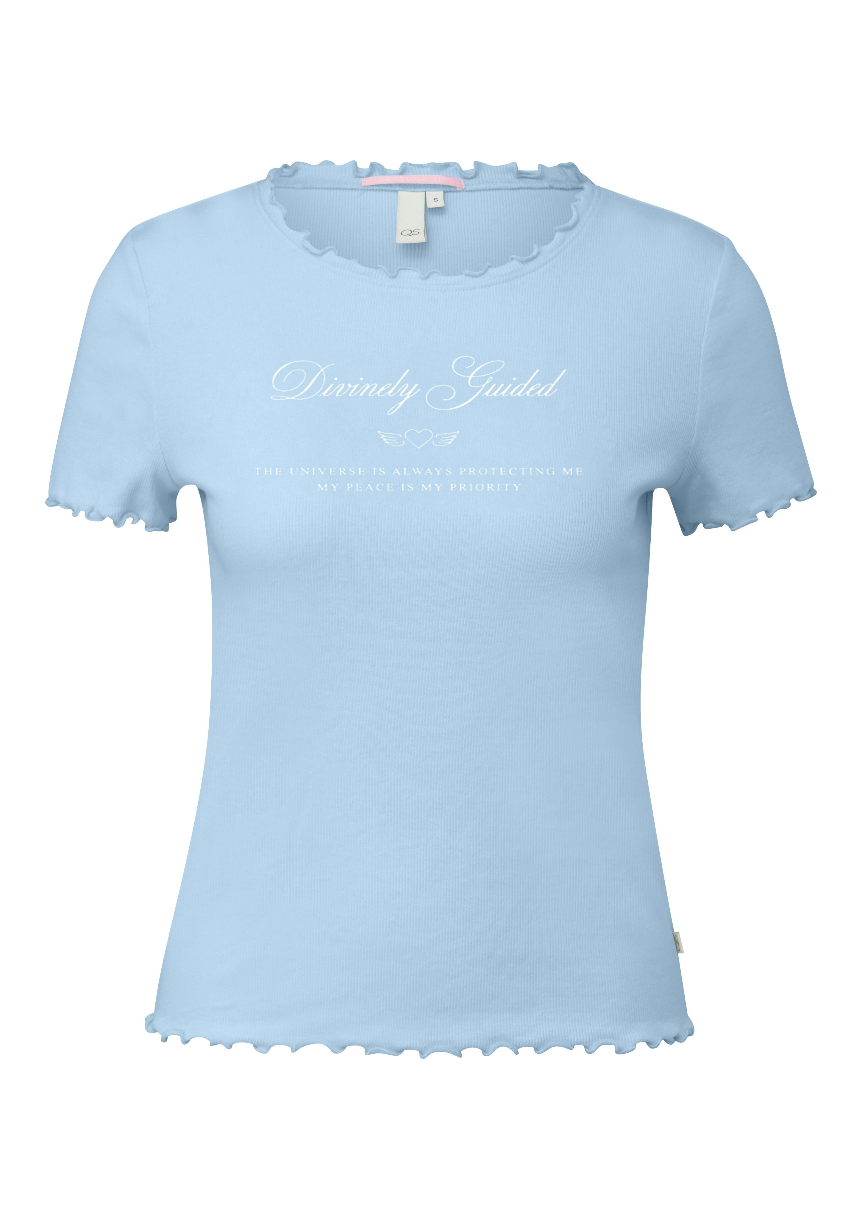 QS by S.Oliver Damen T-Shirts Blue