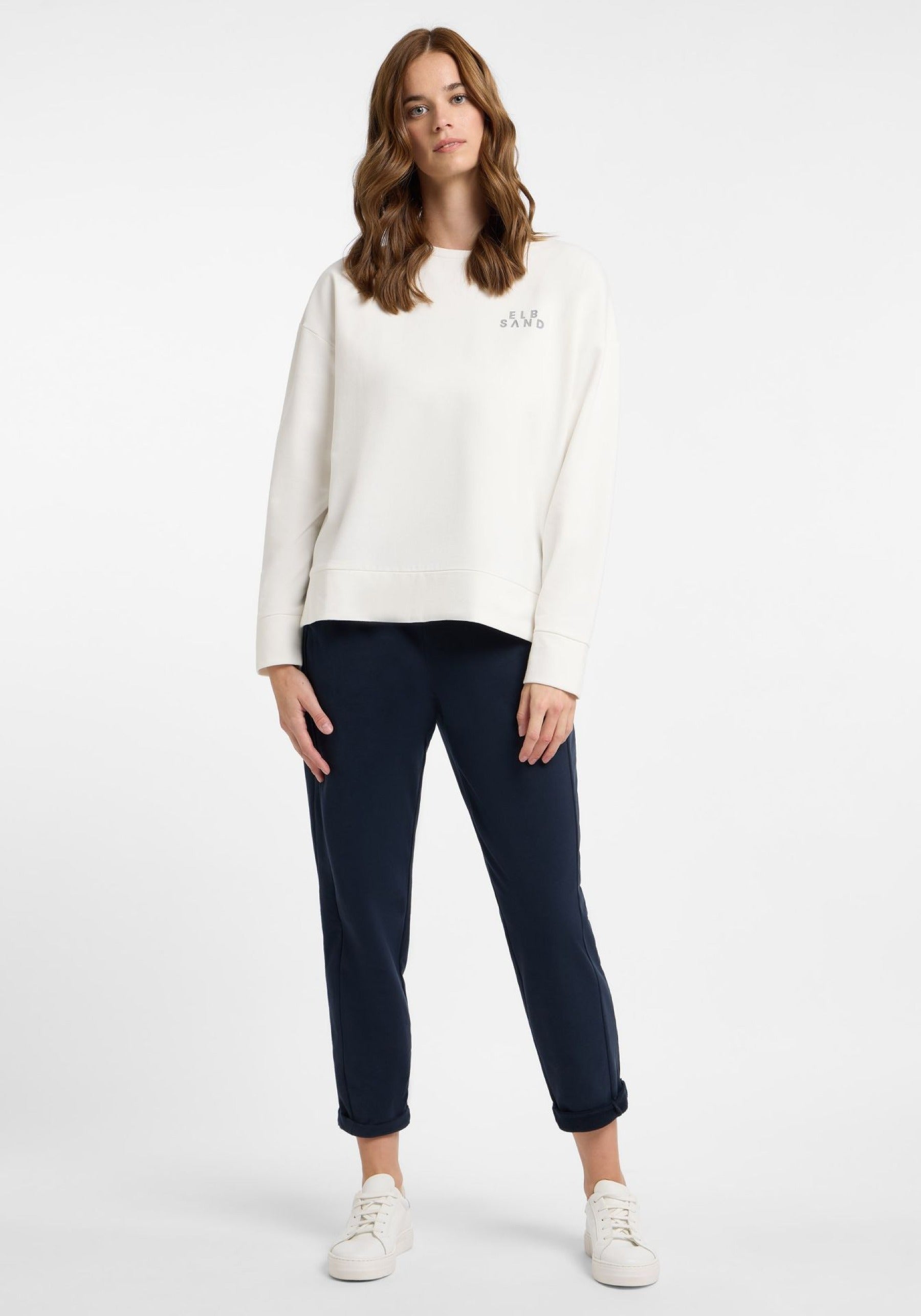 Elbsand Damen Sweatshirts  Cloud Whit