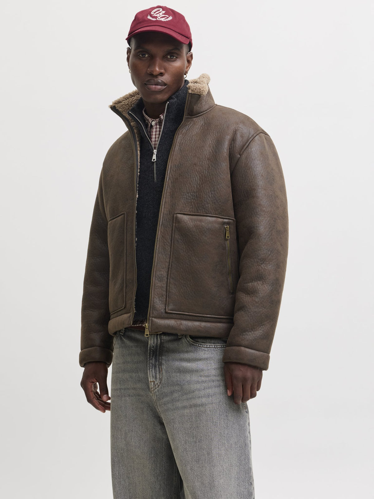Jack & Jones Herren Jacken Chocolate Brown
