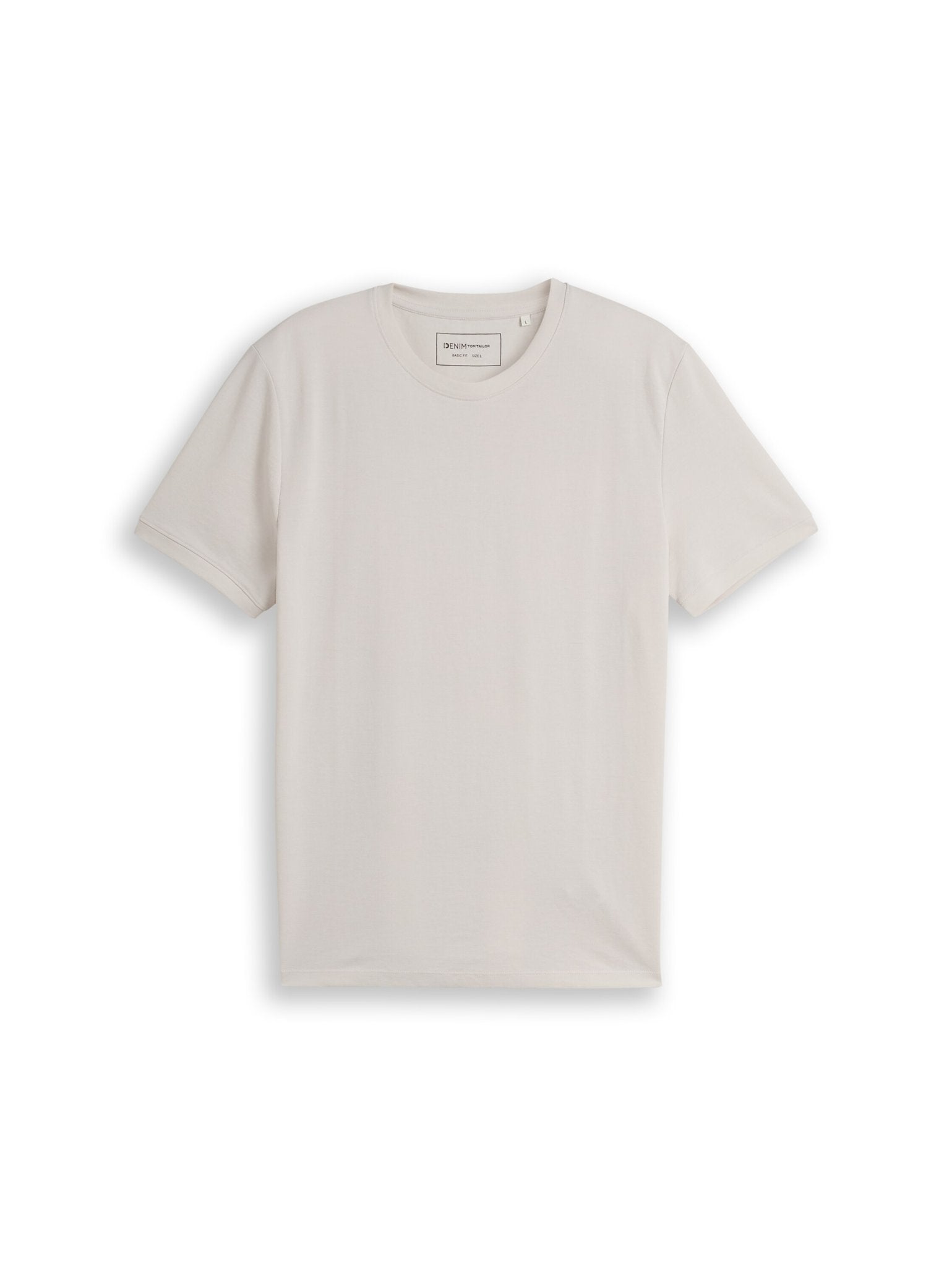 Tom Tailor denim Herren T-Shirts kurz Clouds Grey