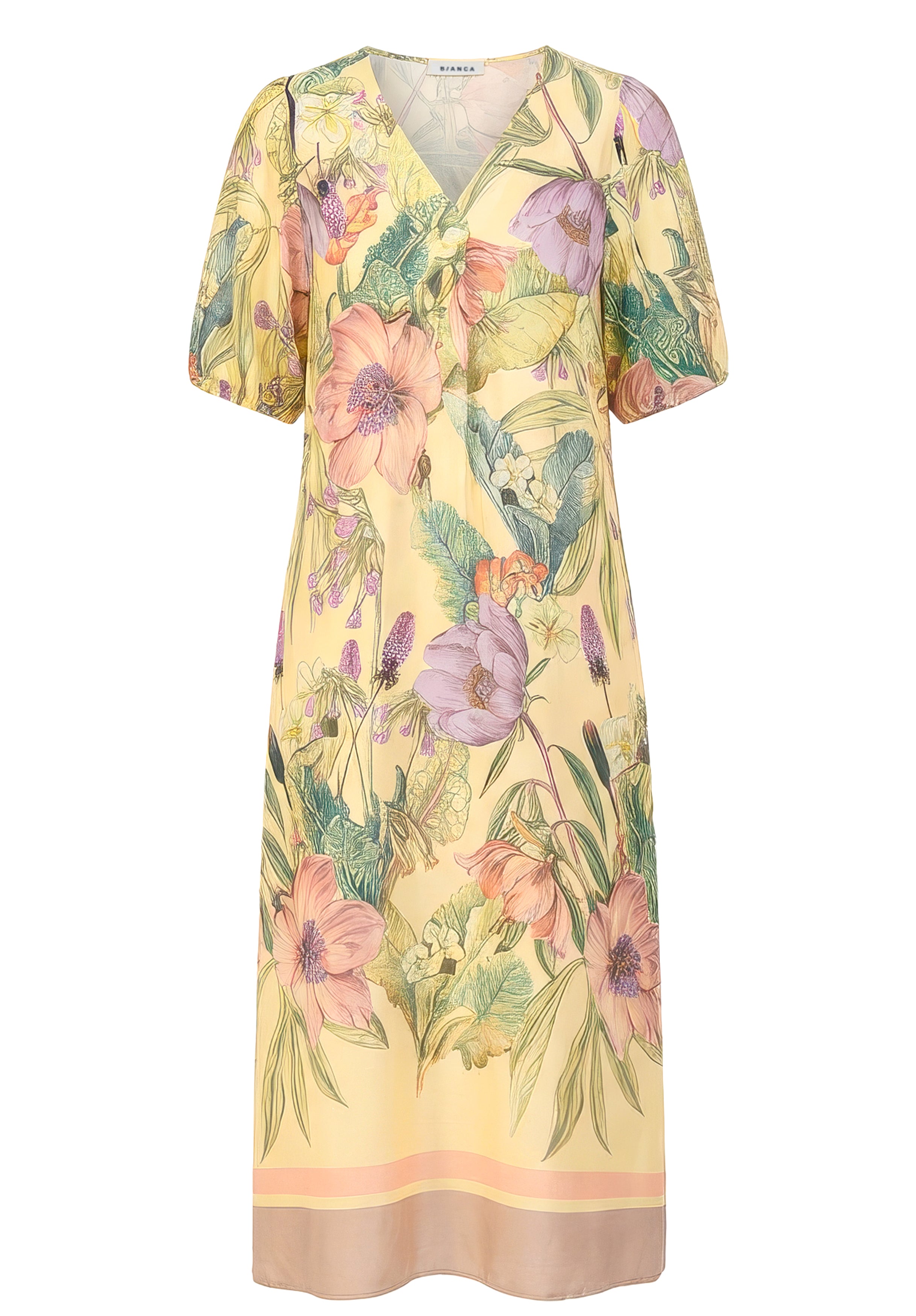 Bianca Damen Kleider Yellow Mix