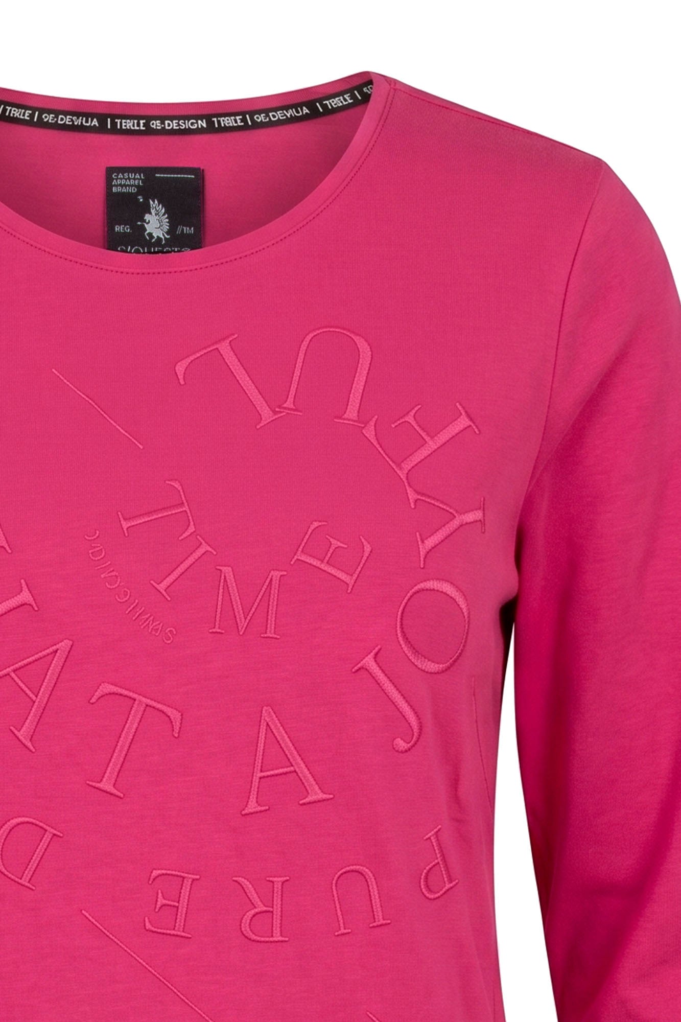Soquesto Damen T-Shirts Mittel Pink Hel