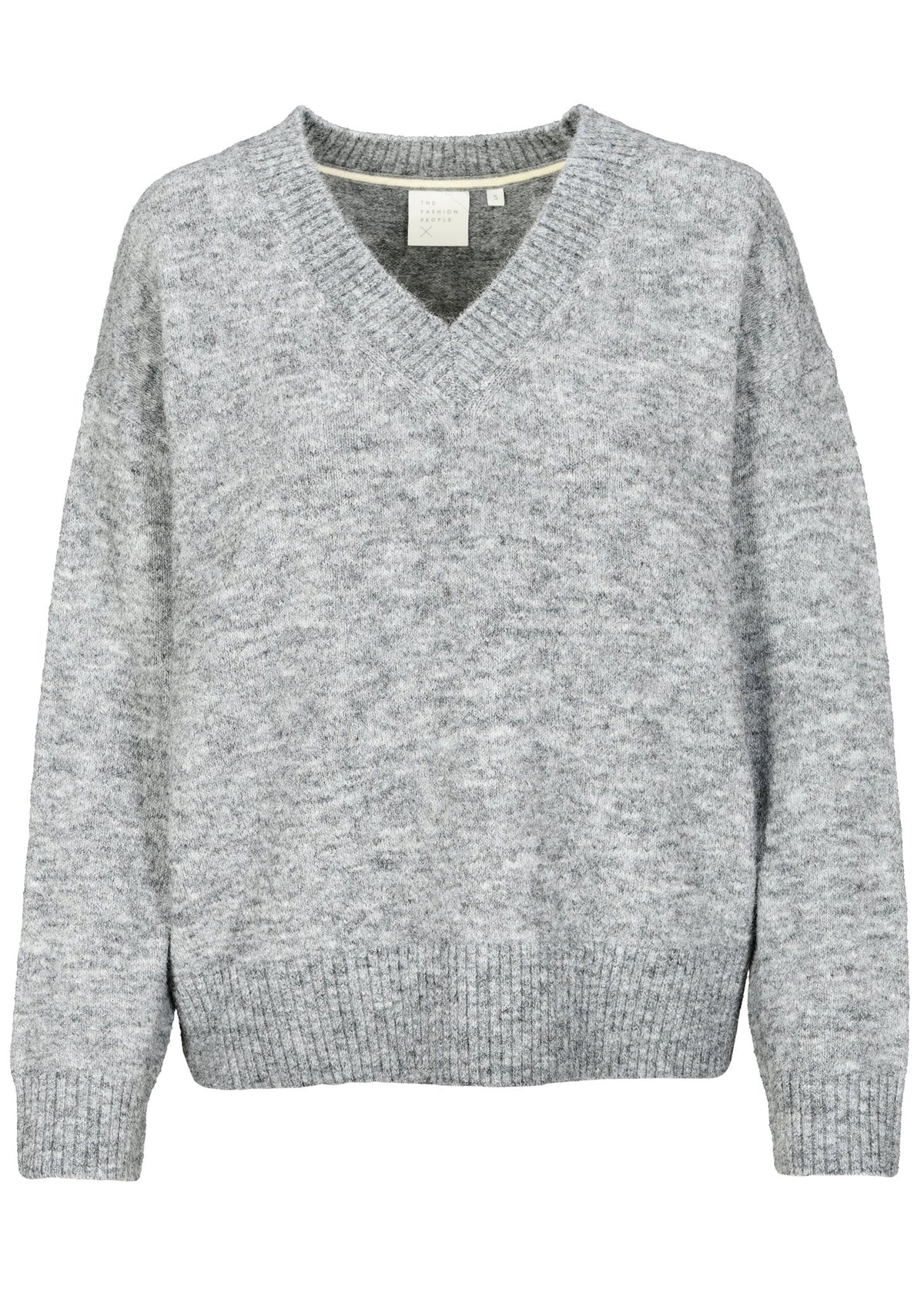 Fashion People Damen Pullover Cloud Melange