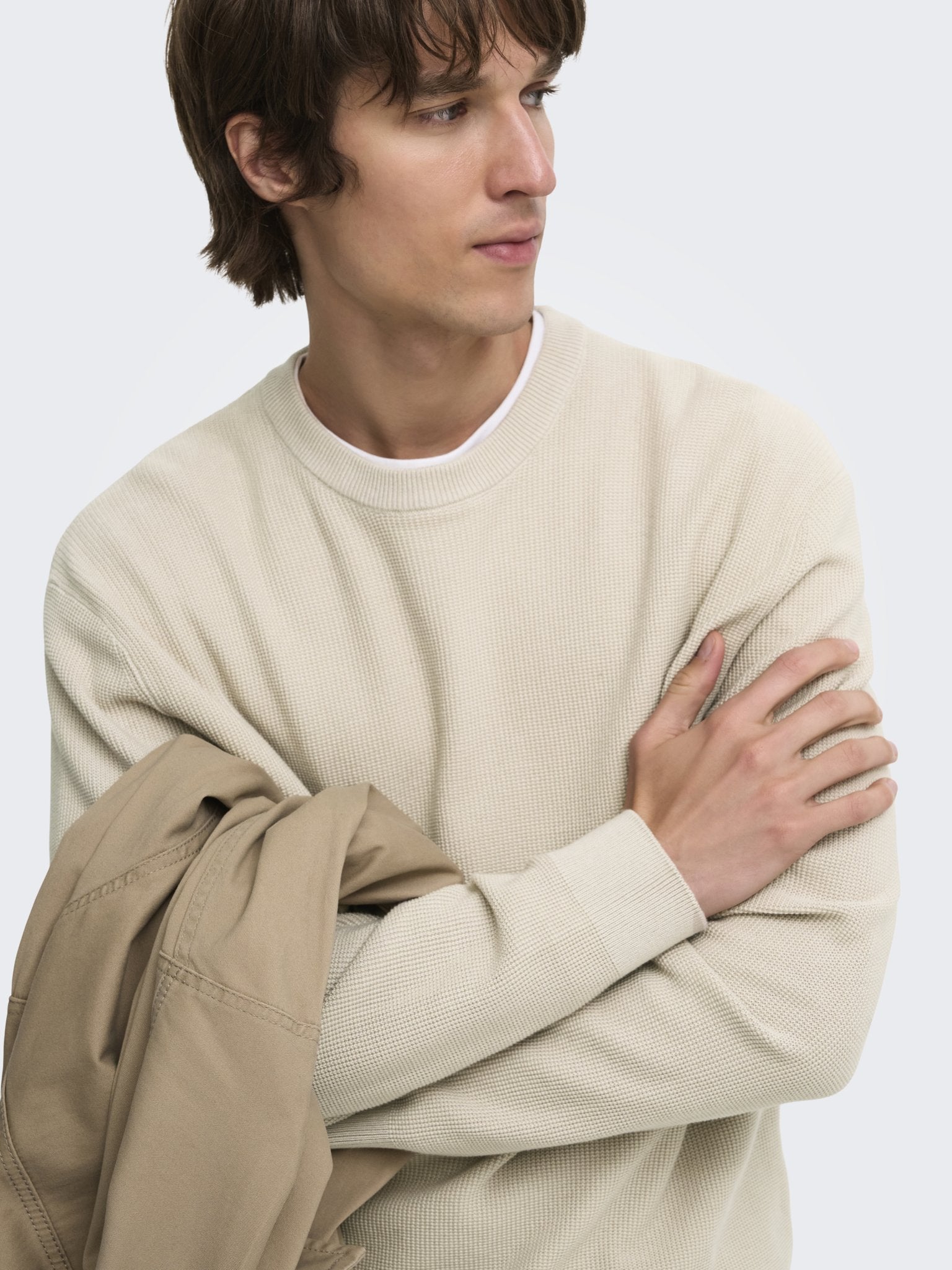 Only & Sons Herren Pullover Silver Lining