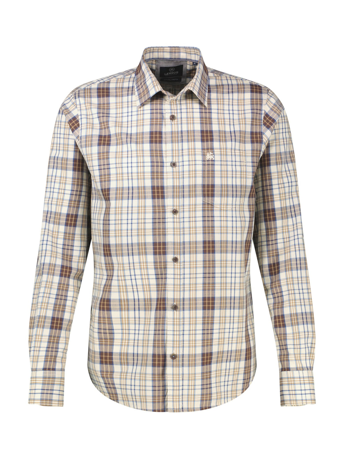 Lerros Herren Hemden Foam White