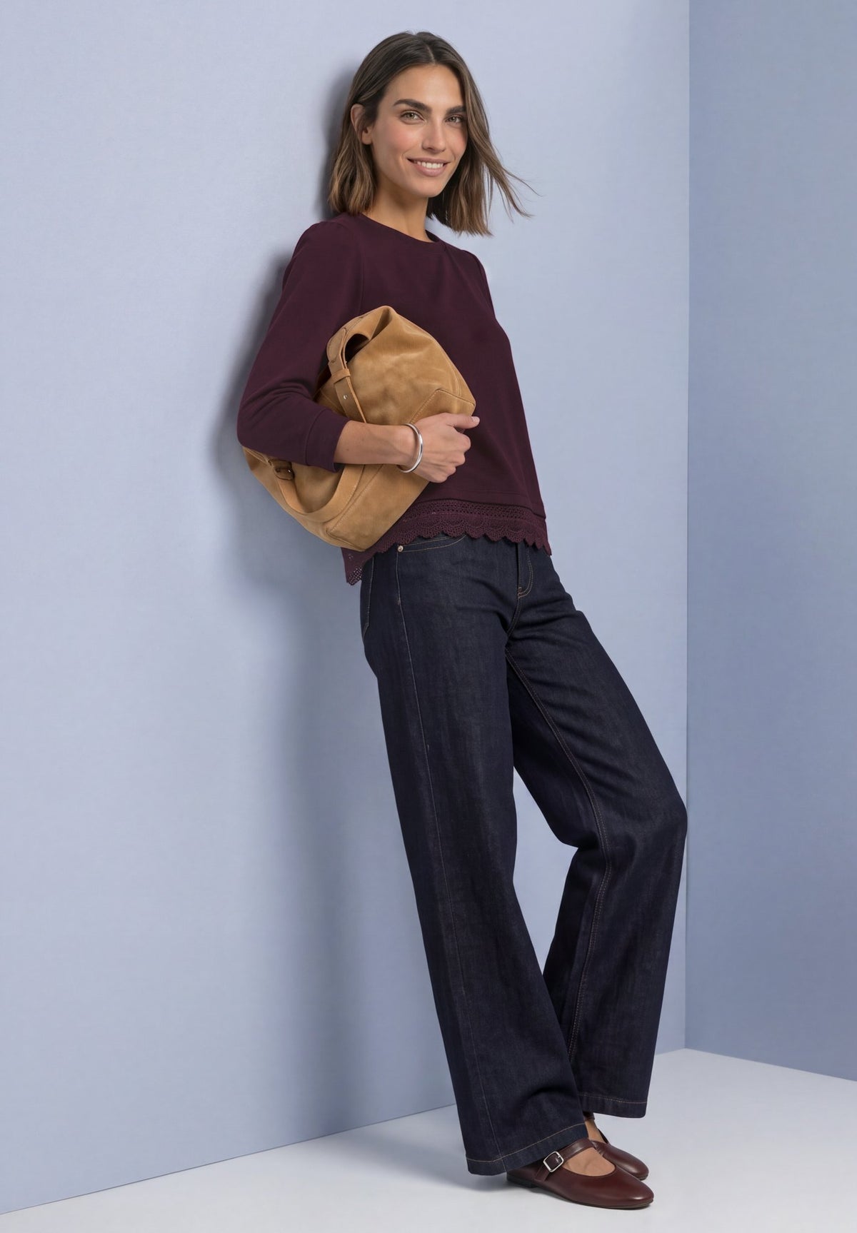 Street One Damen T-Shirts Rustic Ro