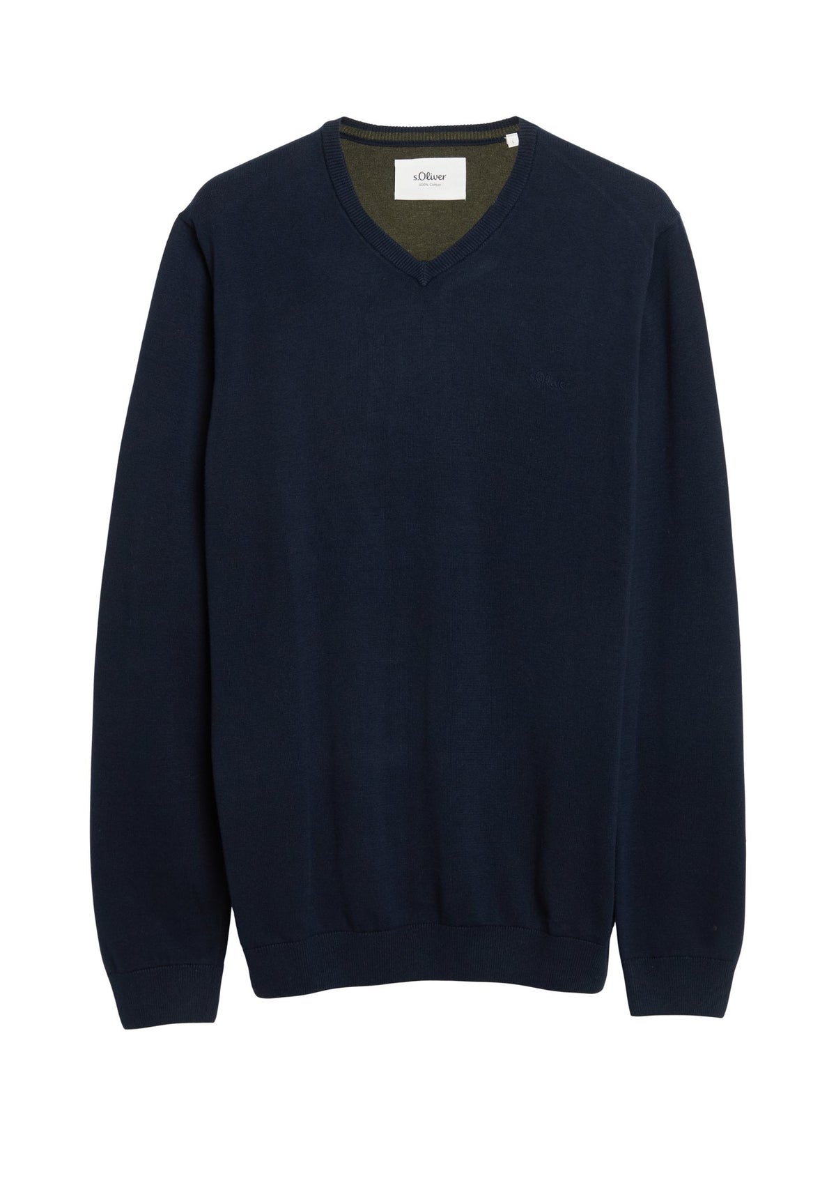 S. Oliver red Herren Pullover Blue