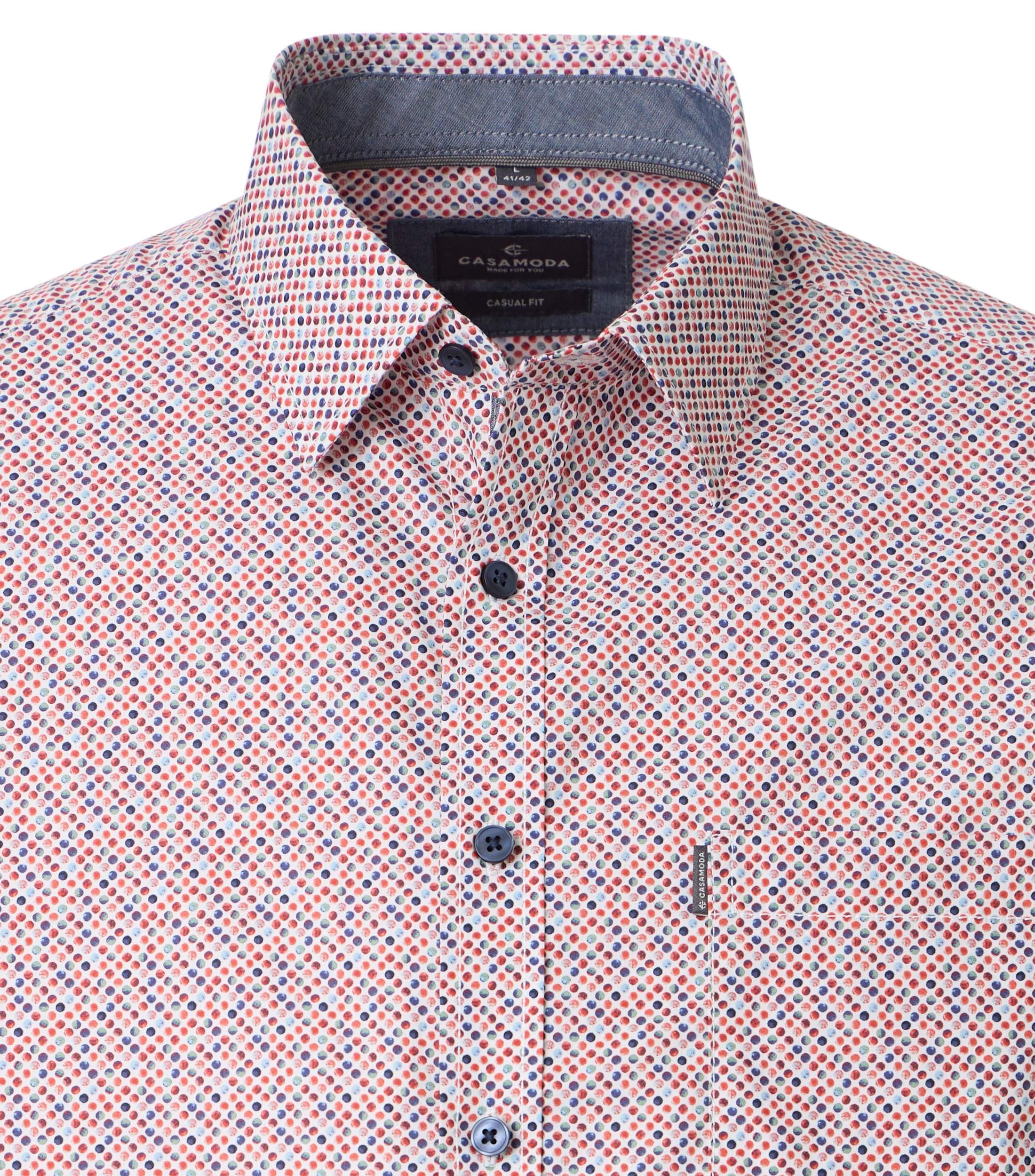 Casa Moda Herren Hemden kurz  Rot