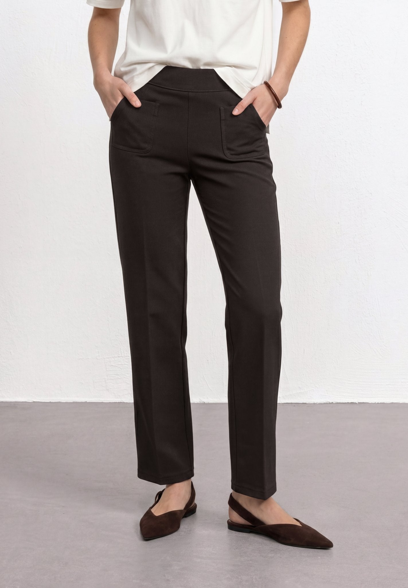 Street One Damen Hosen Black Cof