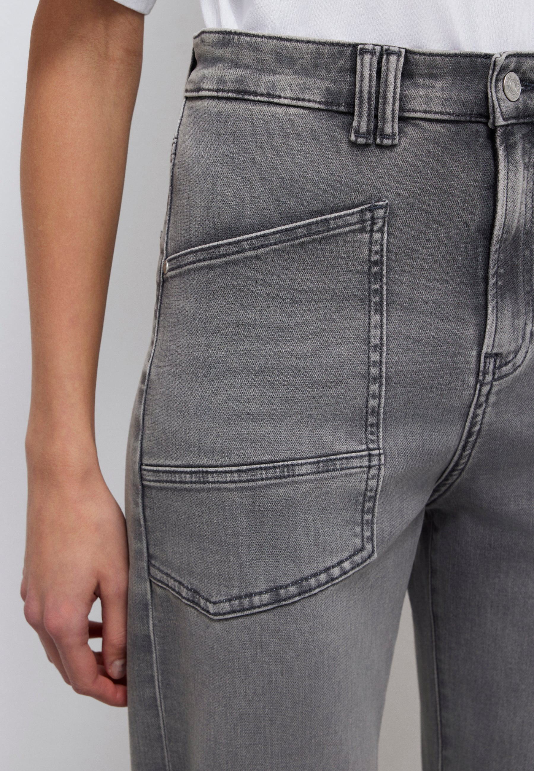 Mavi Damen Jeans Lt Smoke Brushe