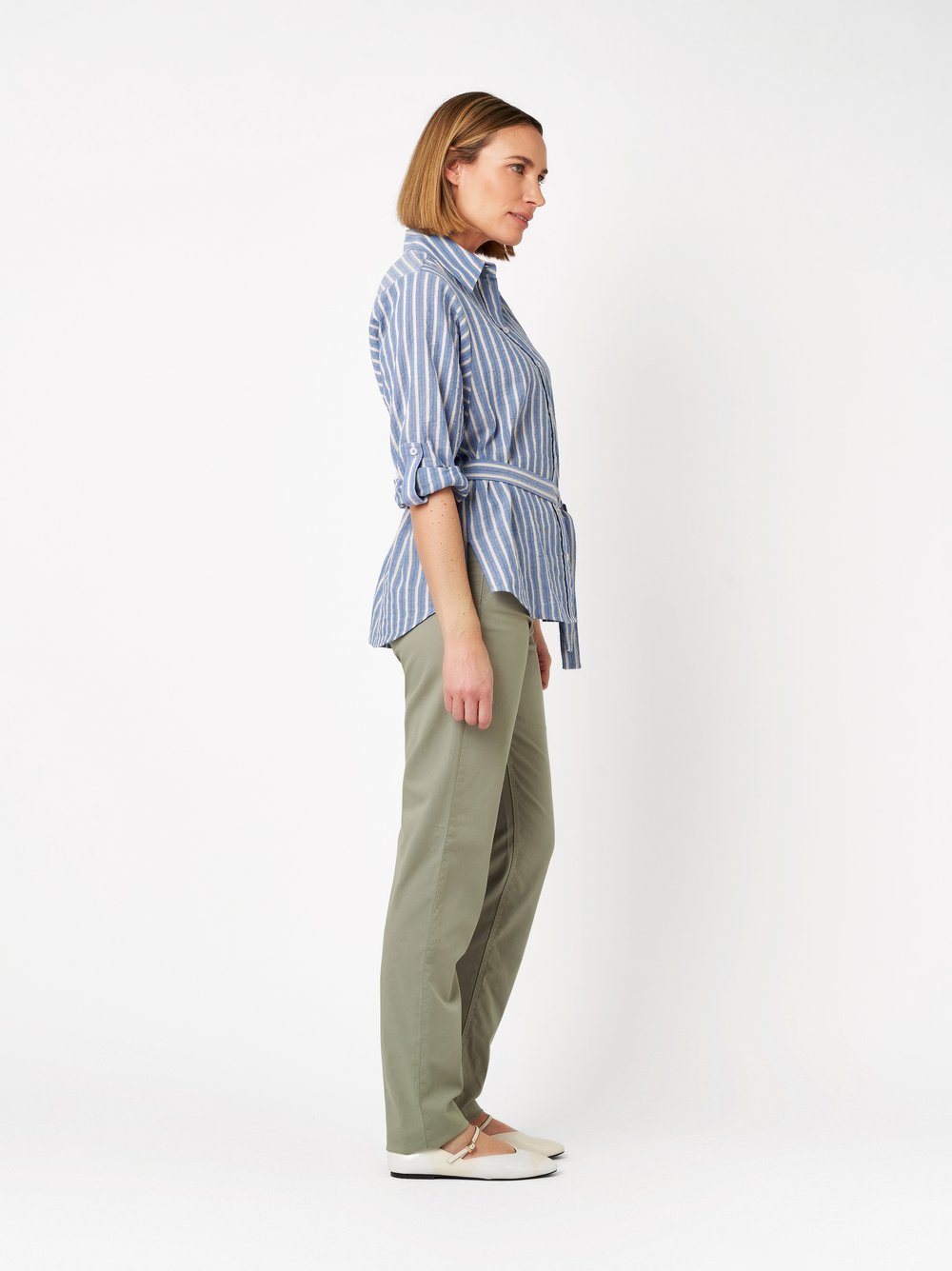 Toni Dress Damen Hosen Light Khaki
