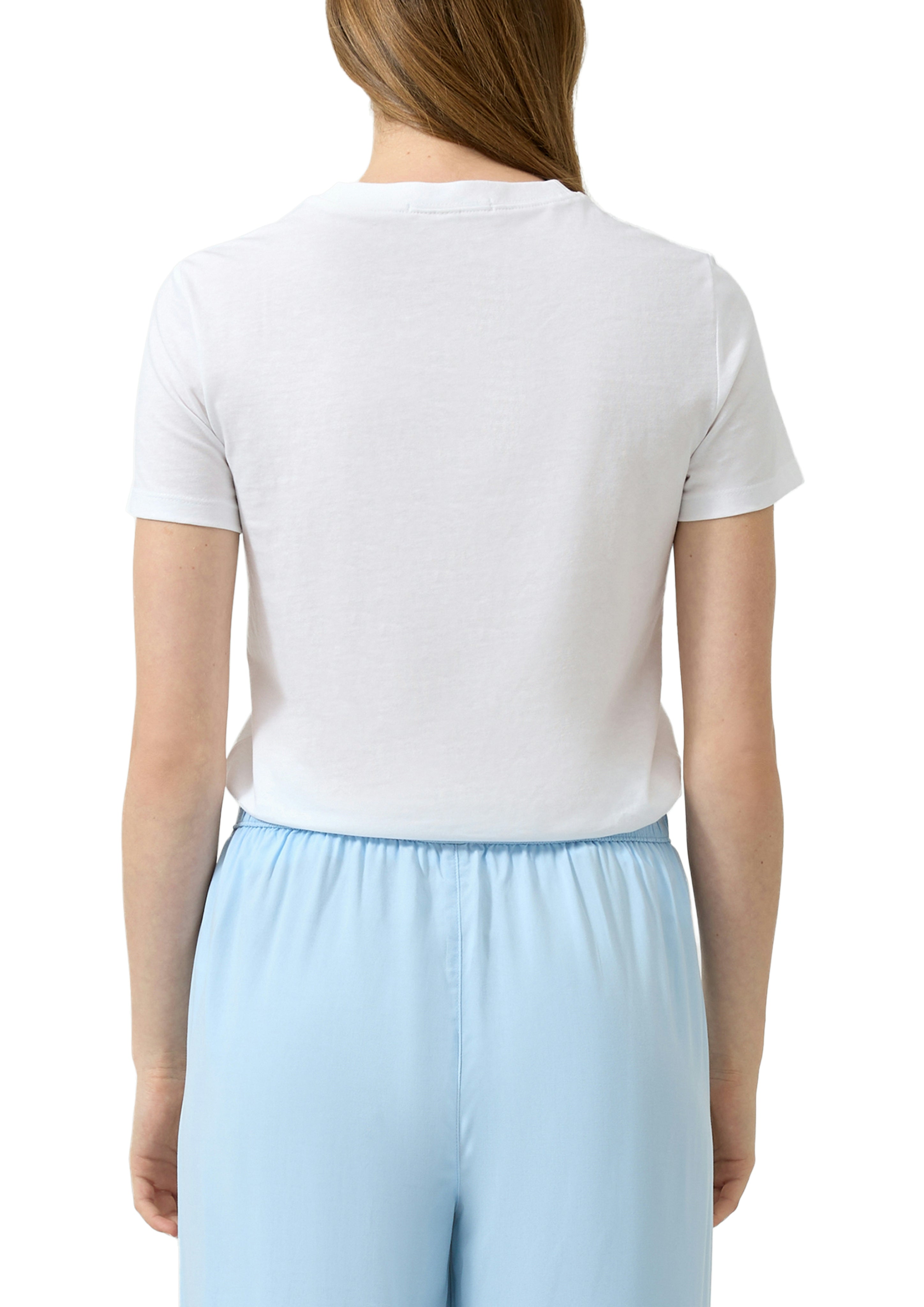 QS by S.Oliver Damen T-Shirts White