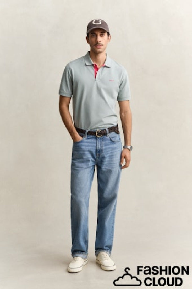 Gant Herren Polo-Shirts  Rose Red