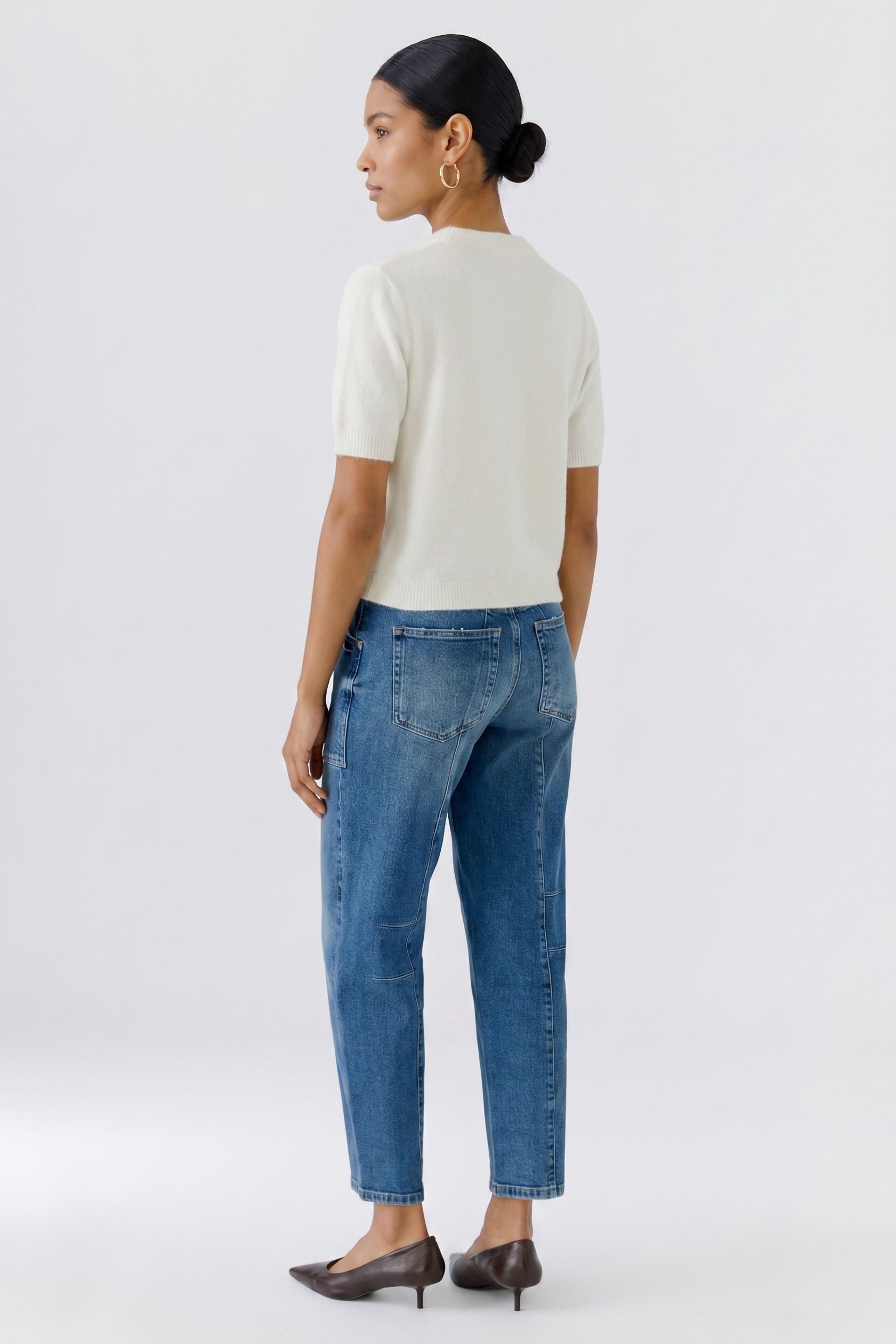 Oui Damen Jeans  Blue