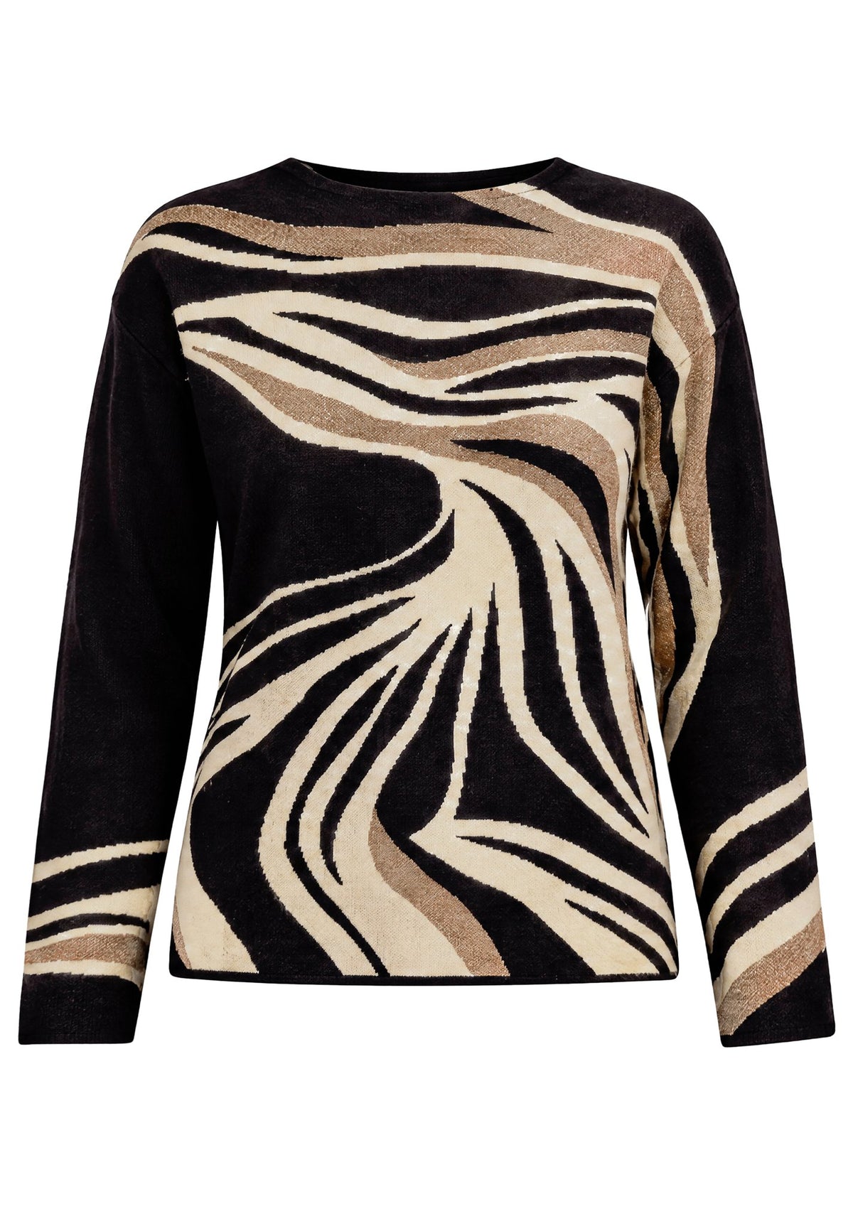 Bianca Damen Pullover Black Mix