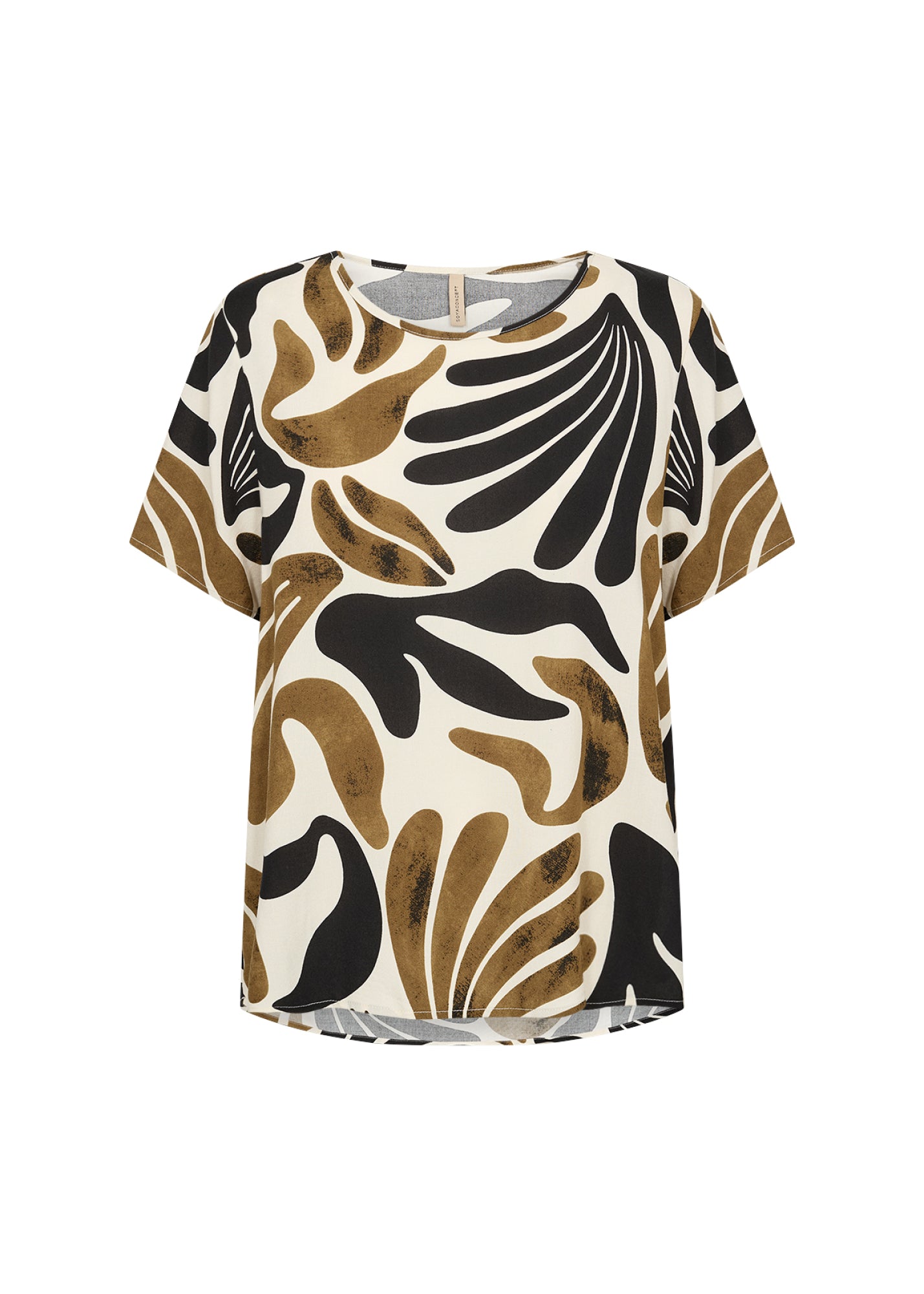 Soya Concept Damen Blusen kurz Butternut Combi