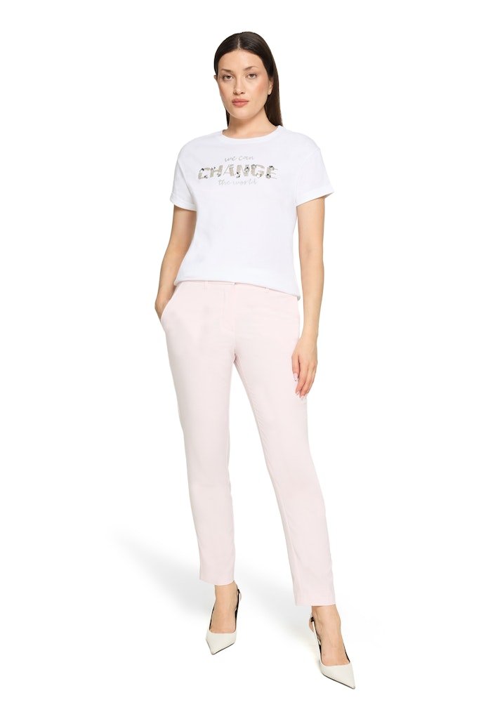 Betty & Co Damen T-Shirts Patch White/Sil