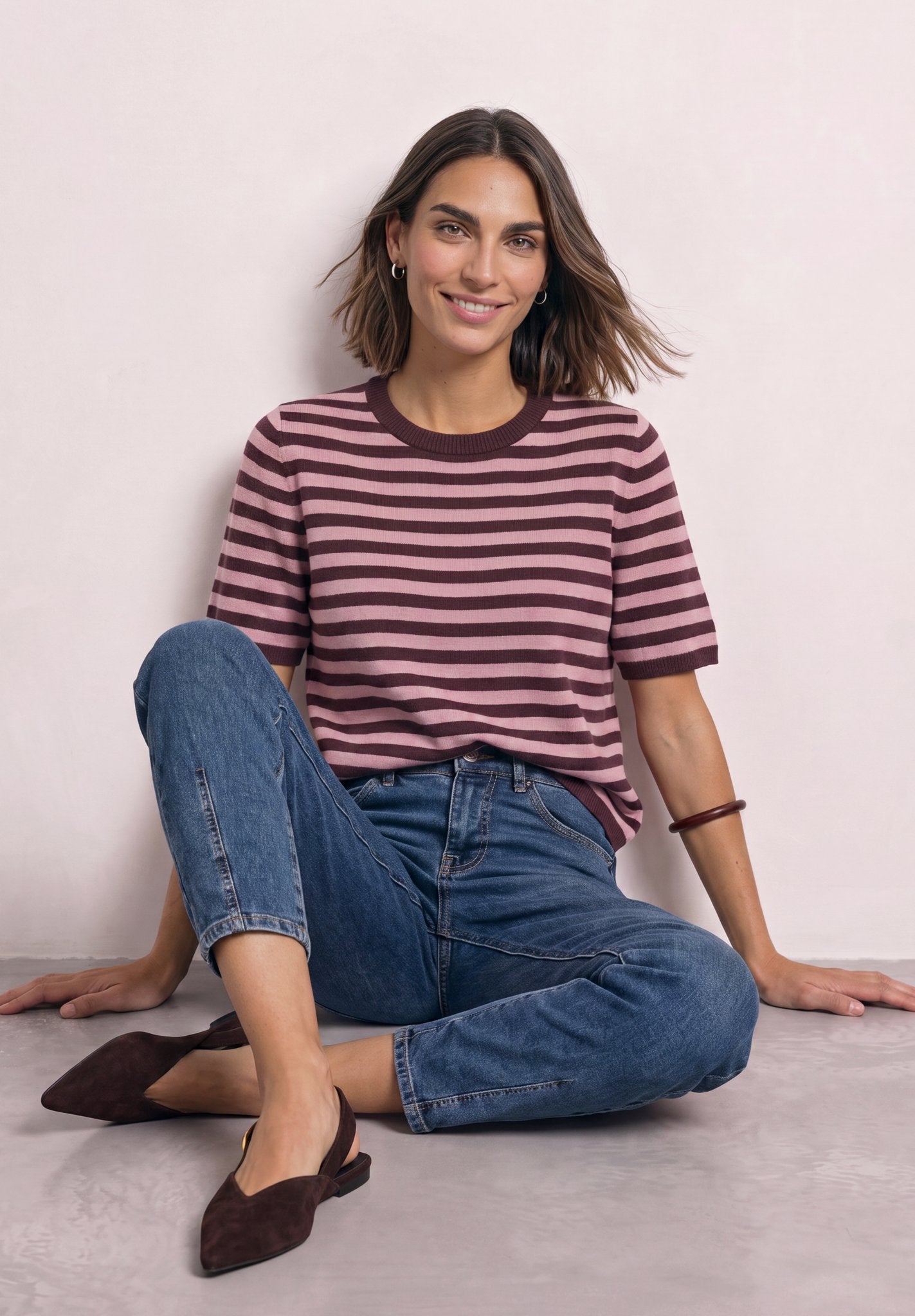 Street One Damen Pullover  Rustic Ro