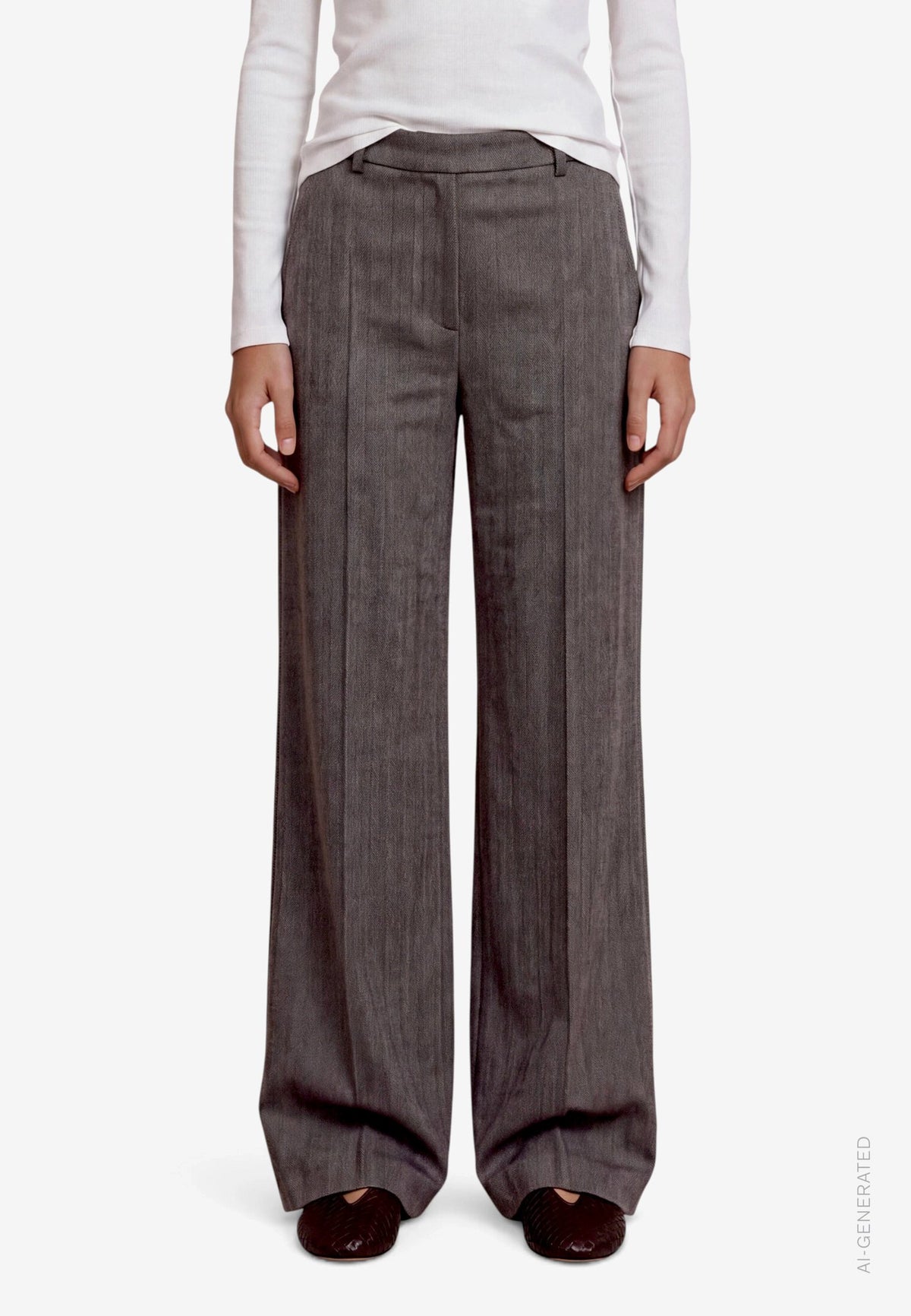 Zero Damen Hosen Black/Beige