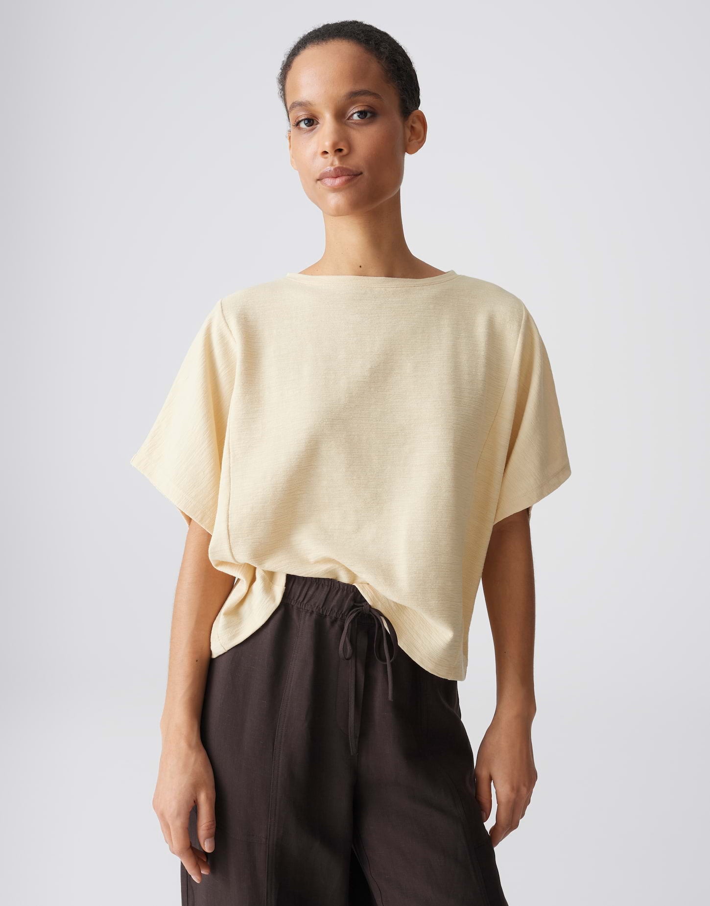 Opus Damen T-Shirts Honey Butter