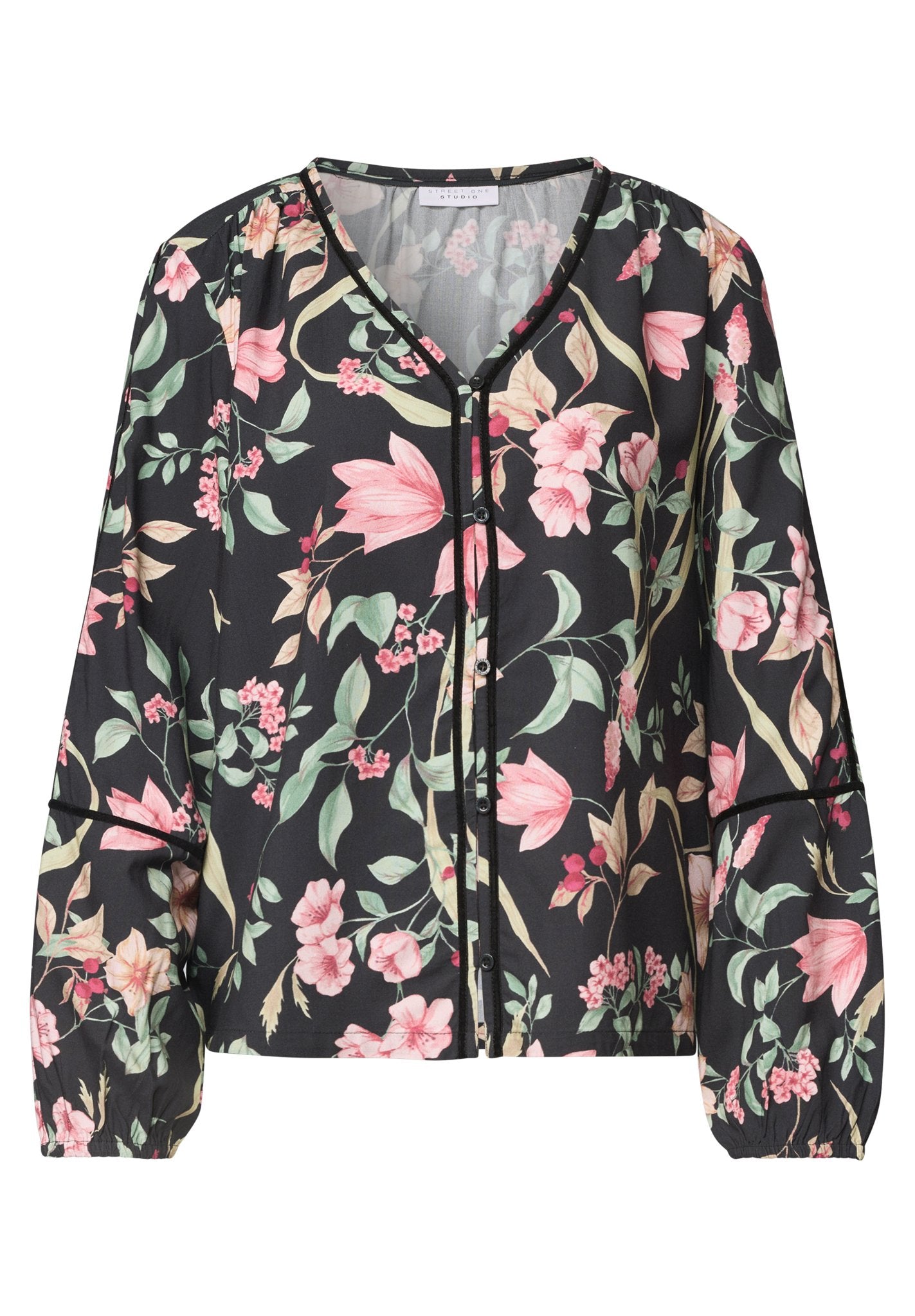 Street One Studio Damen Blusen  Inked Gre