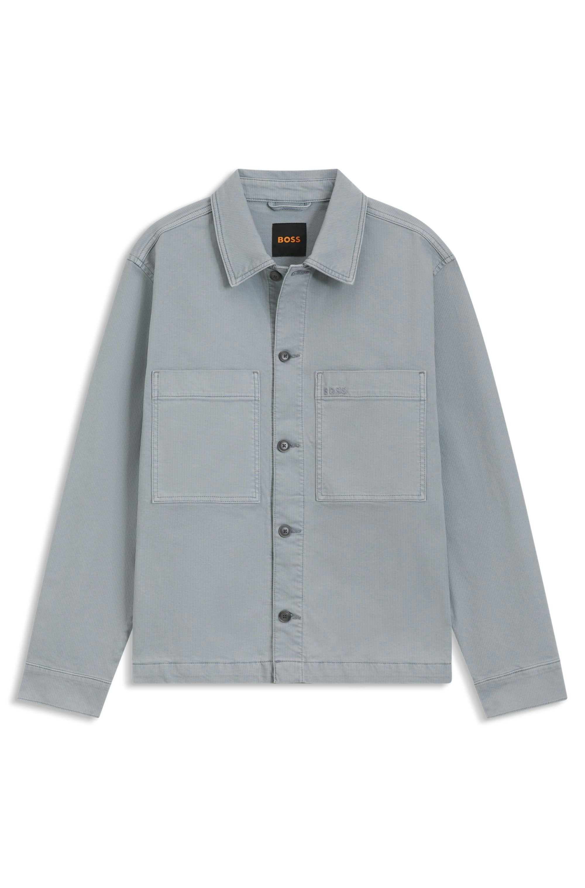 Boss Orange Herren Hemden  Open Grey