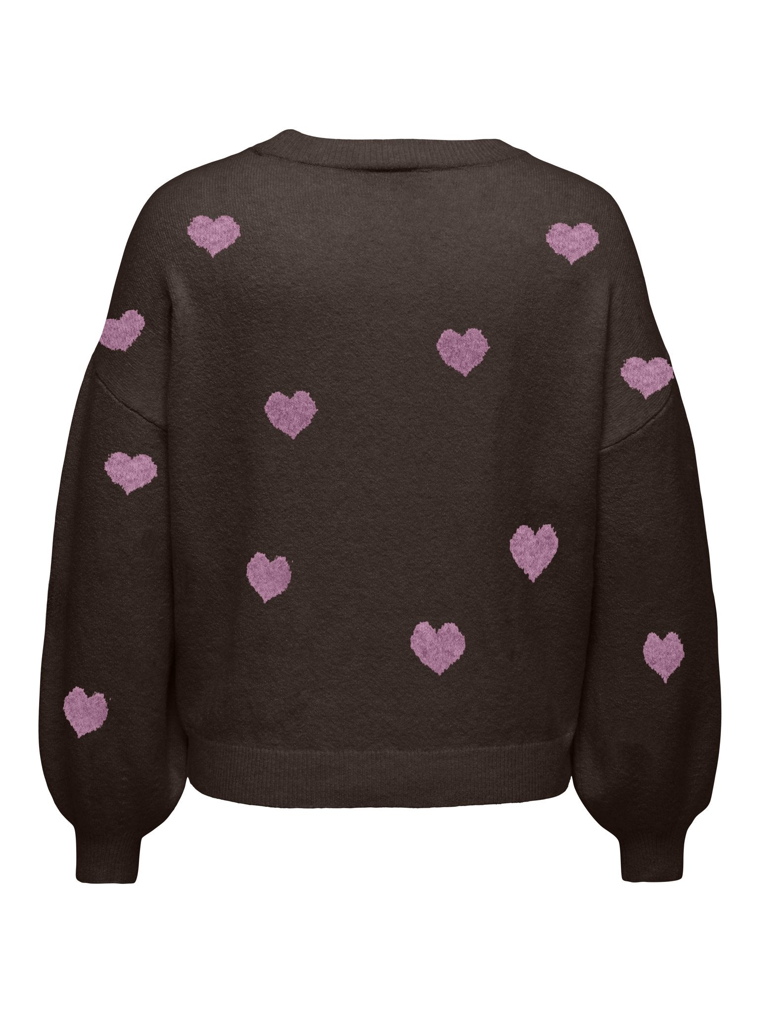 Only Caramkoma Damen Pullover Coffee Bean/Hea