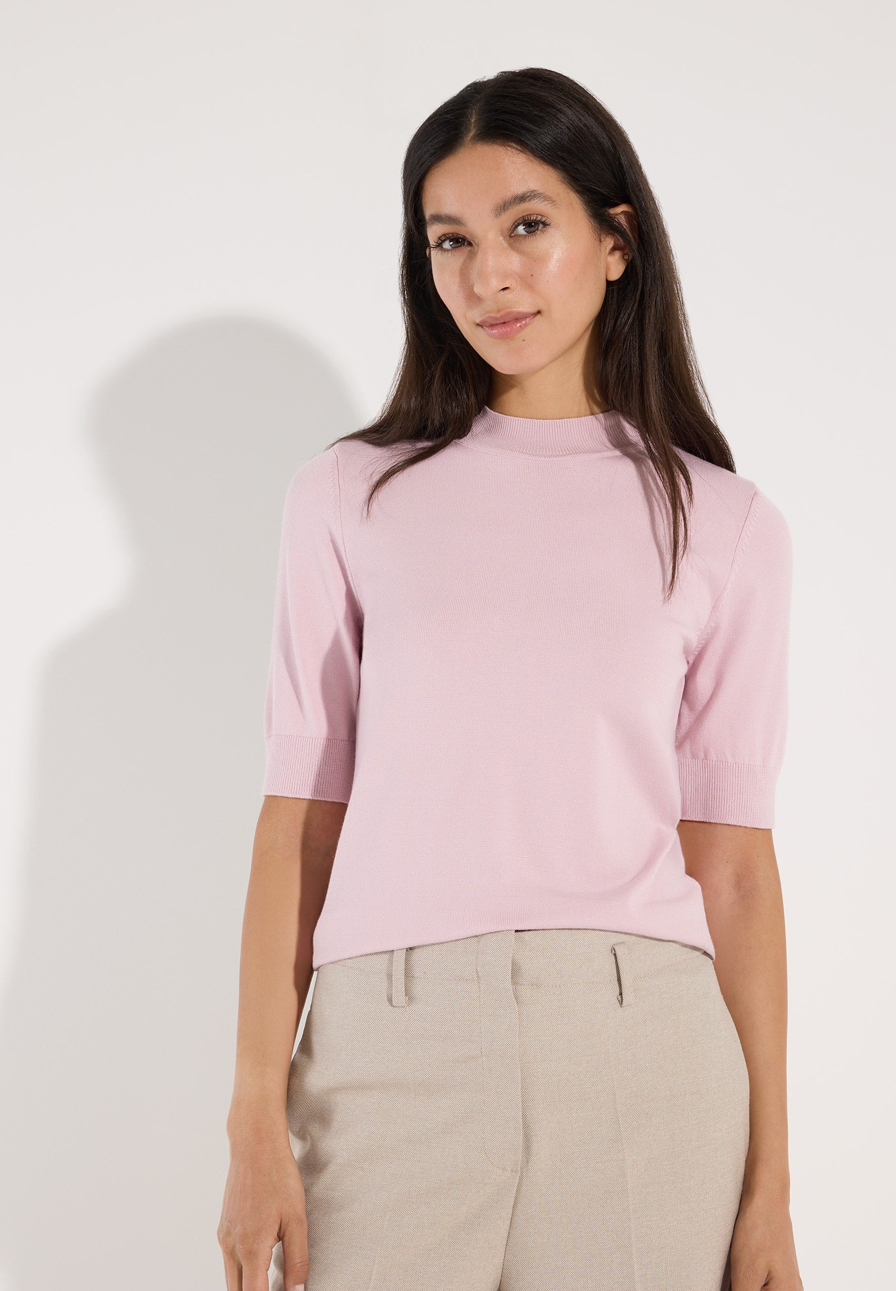 More & More Damen Pullover  Milky Rose