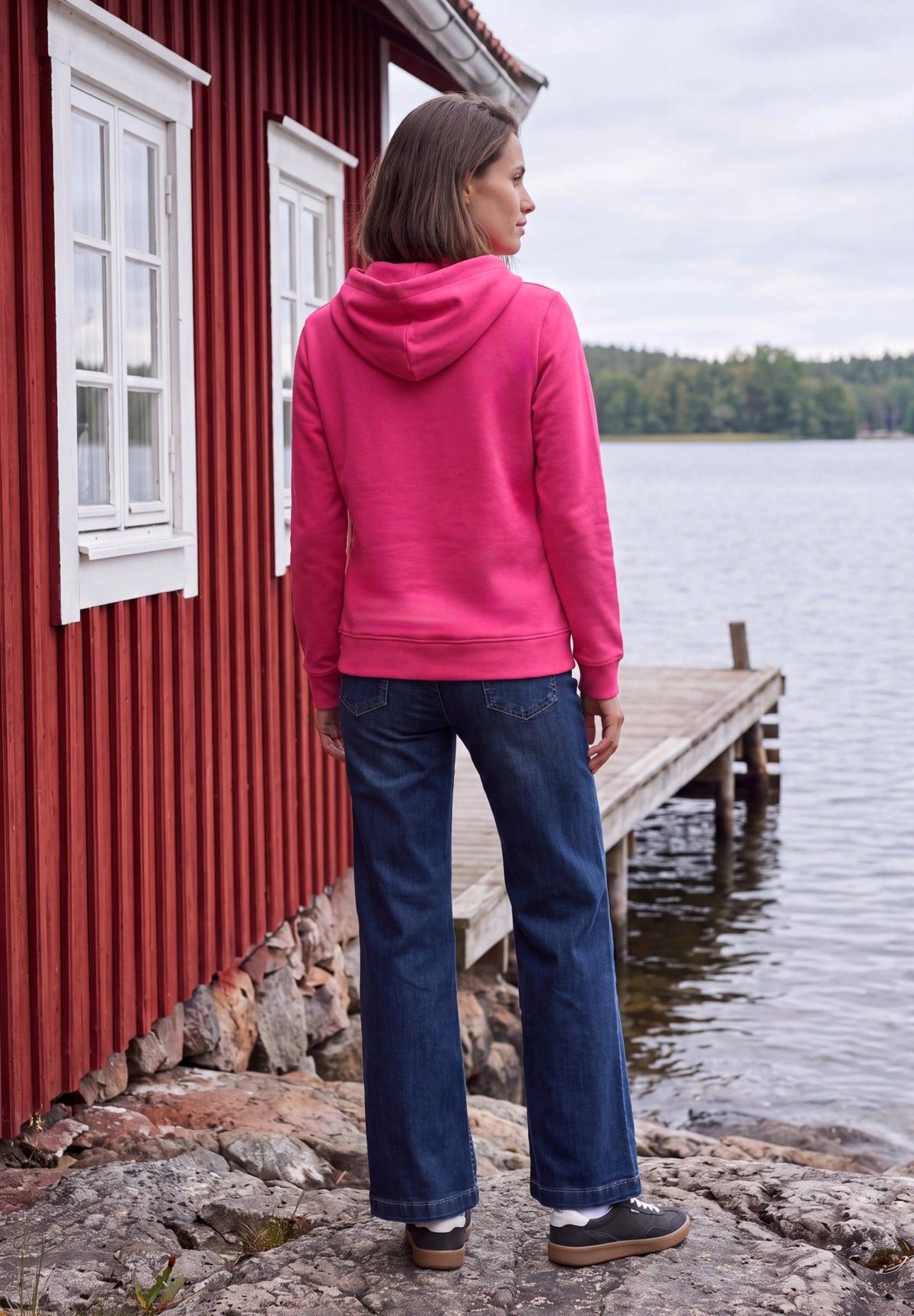 Cecil Damen Pullover  Pink Flas