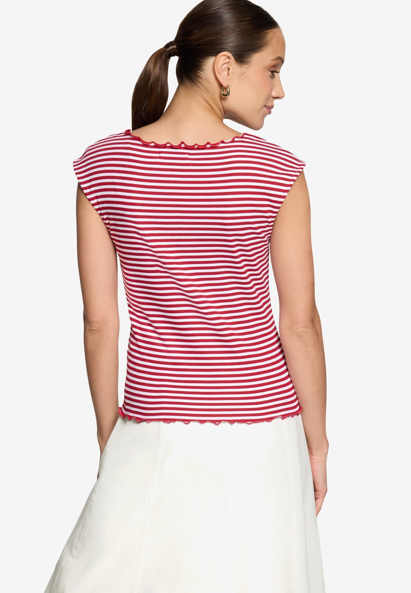 Zero Damen Tops Red/White