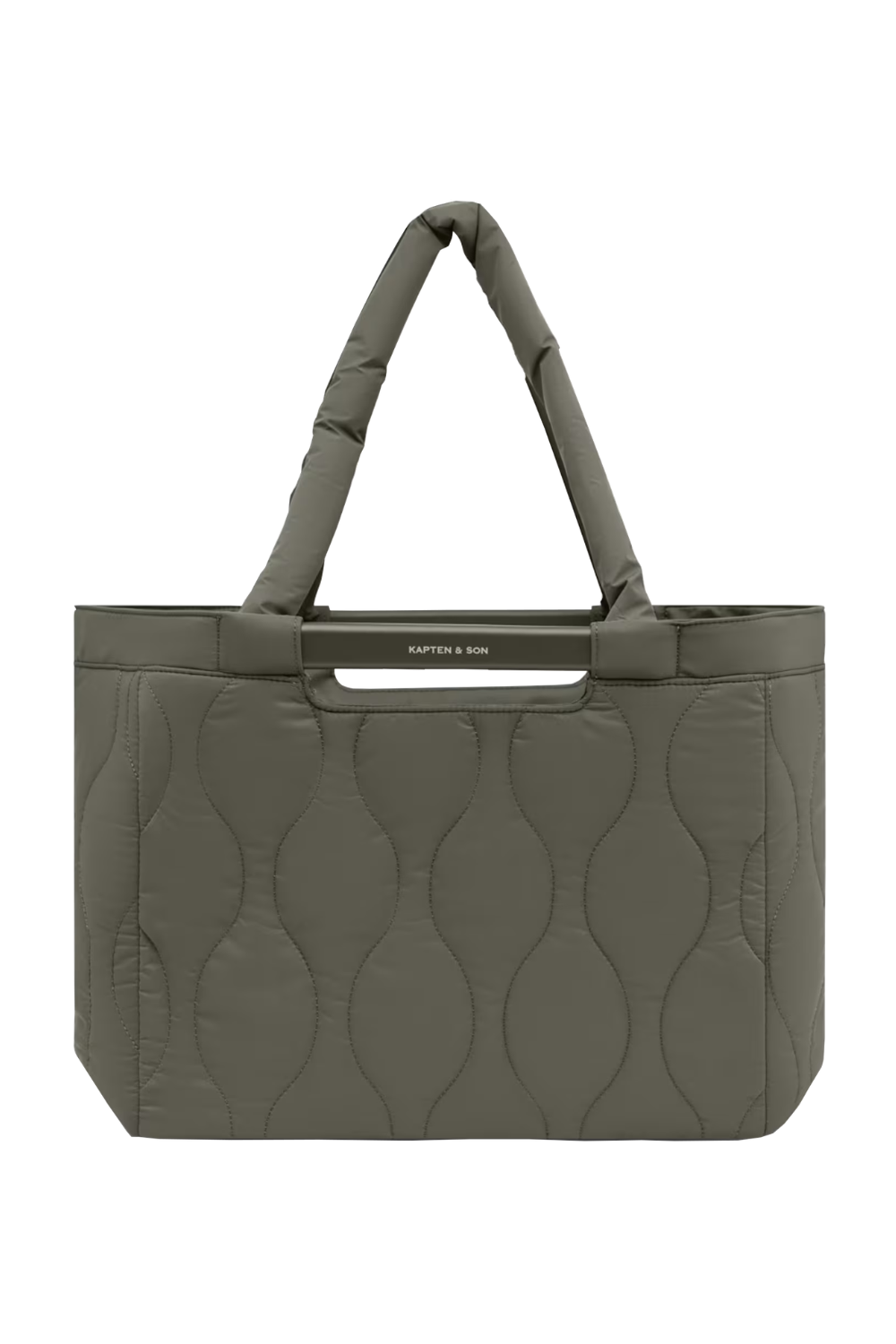 Kapten & Son Handtasche Quilted Khaki