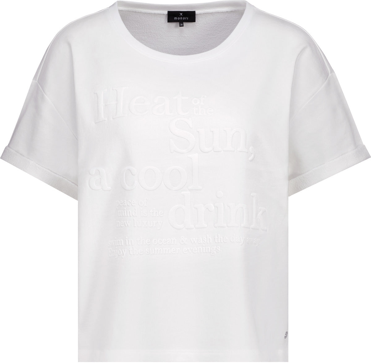 Monari Damen T-Shirts Cream