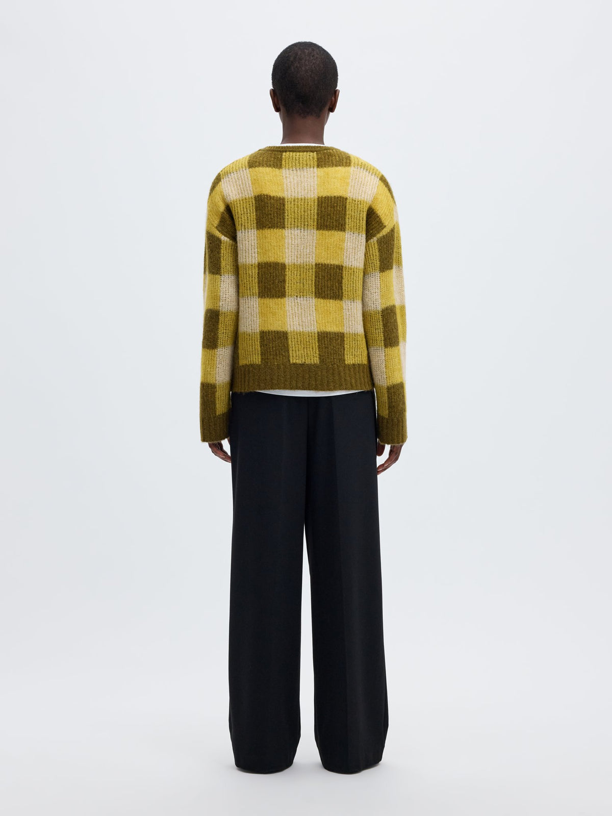 Selected Femme Damen Pullover Avocado Oil/Fir