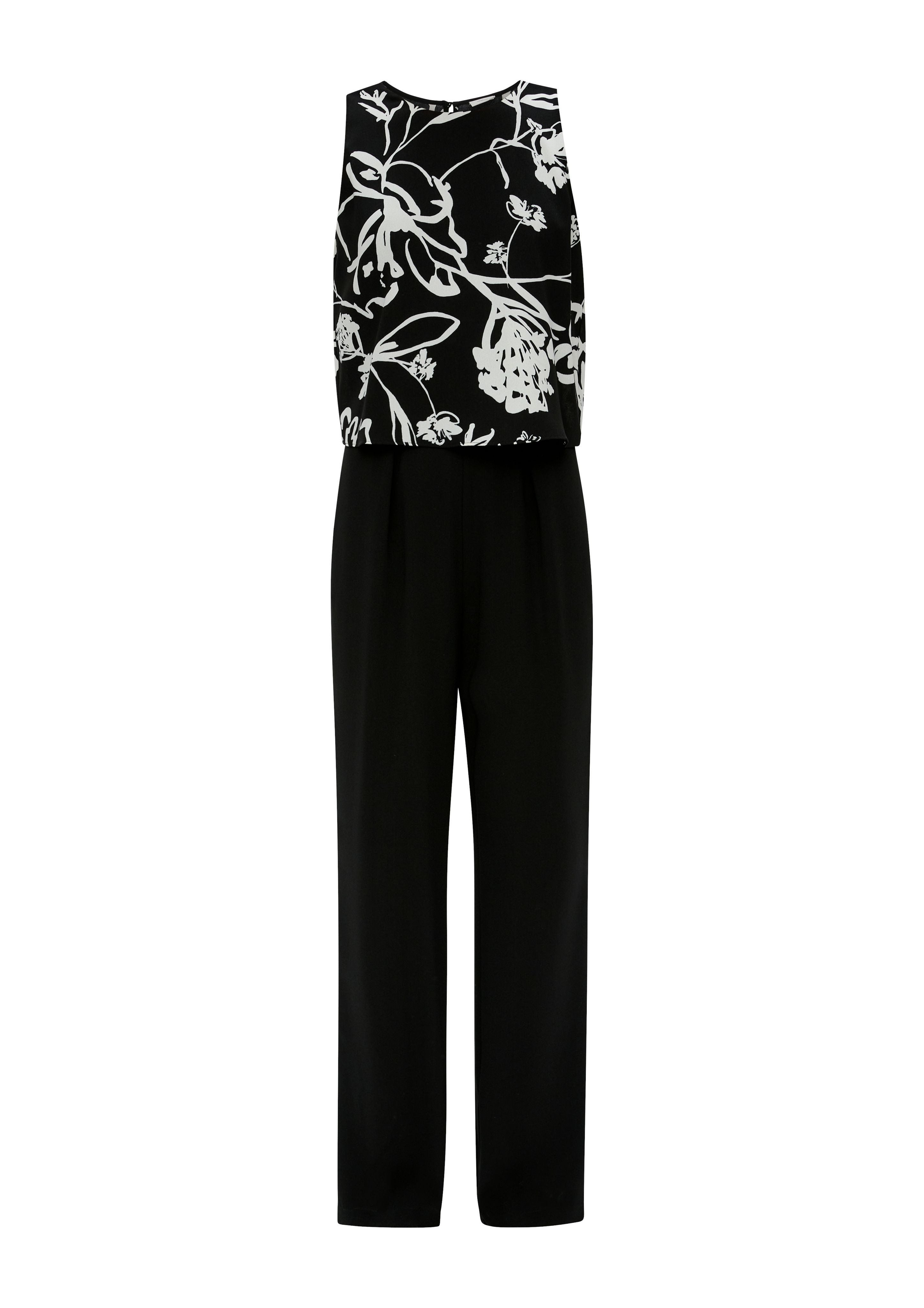 S. Oliver black Damen Jumpsuits Grey/Black