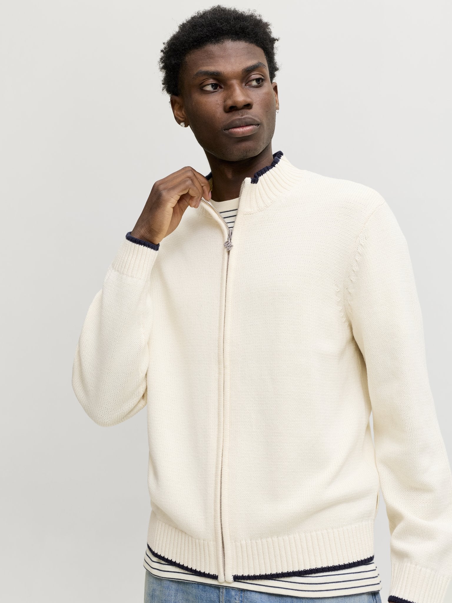 Jack & Jones Herren Strickjacken Sea Salt