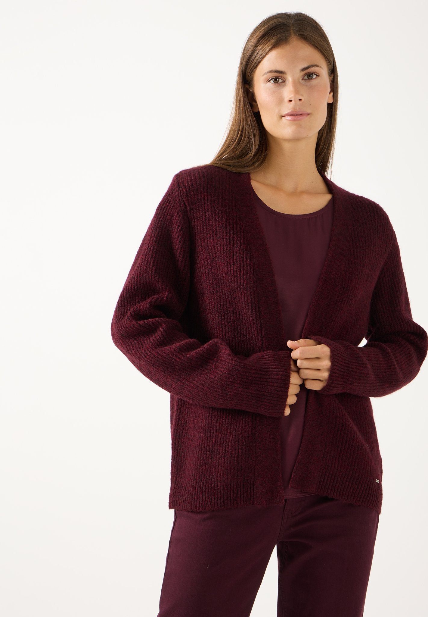More & More Damen Strickjacken  Pomegranat