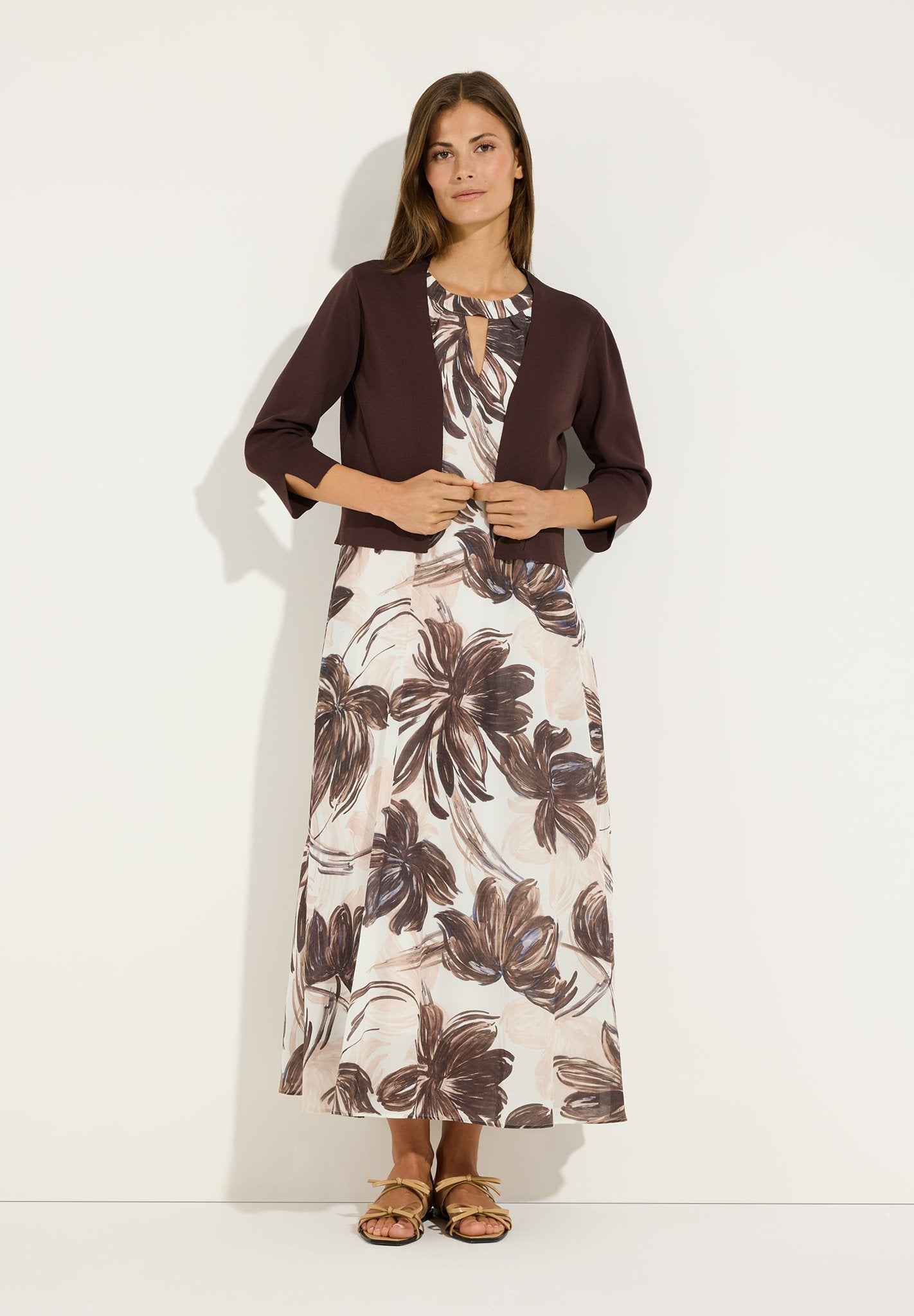 More & More Damen Strickjacken  Cool Choco