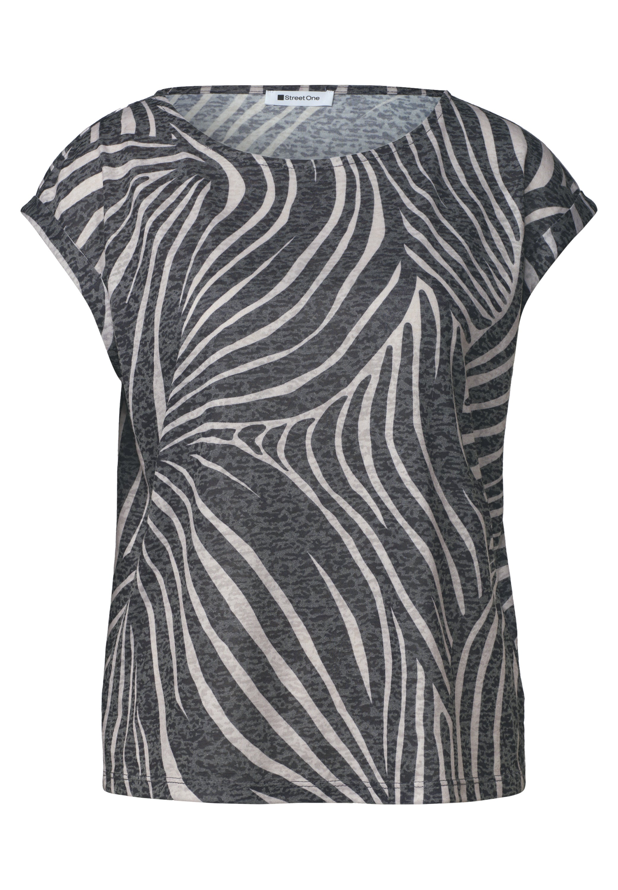 Street One Damen T-Shirts  Black