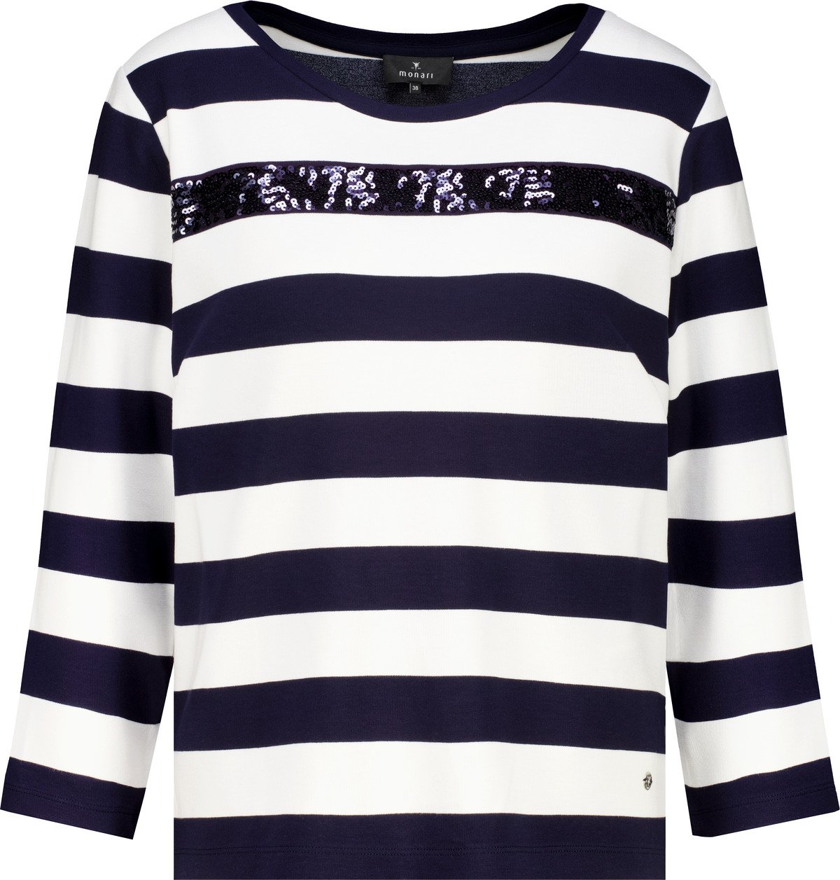 Monari Damen T-Shirts Marine Ring
