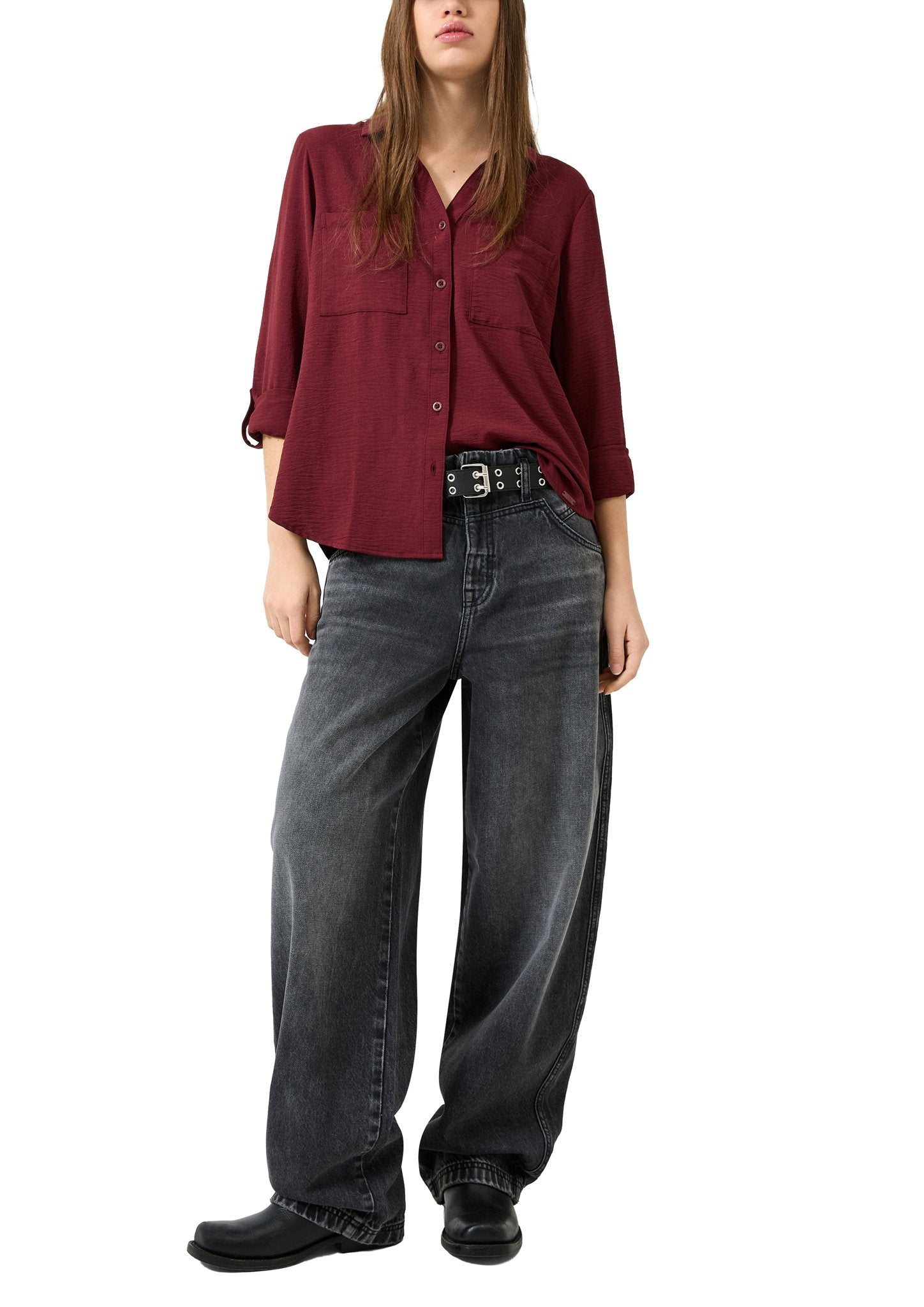 QS by S.Oliver Damen Blusen Red