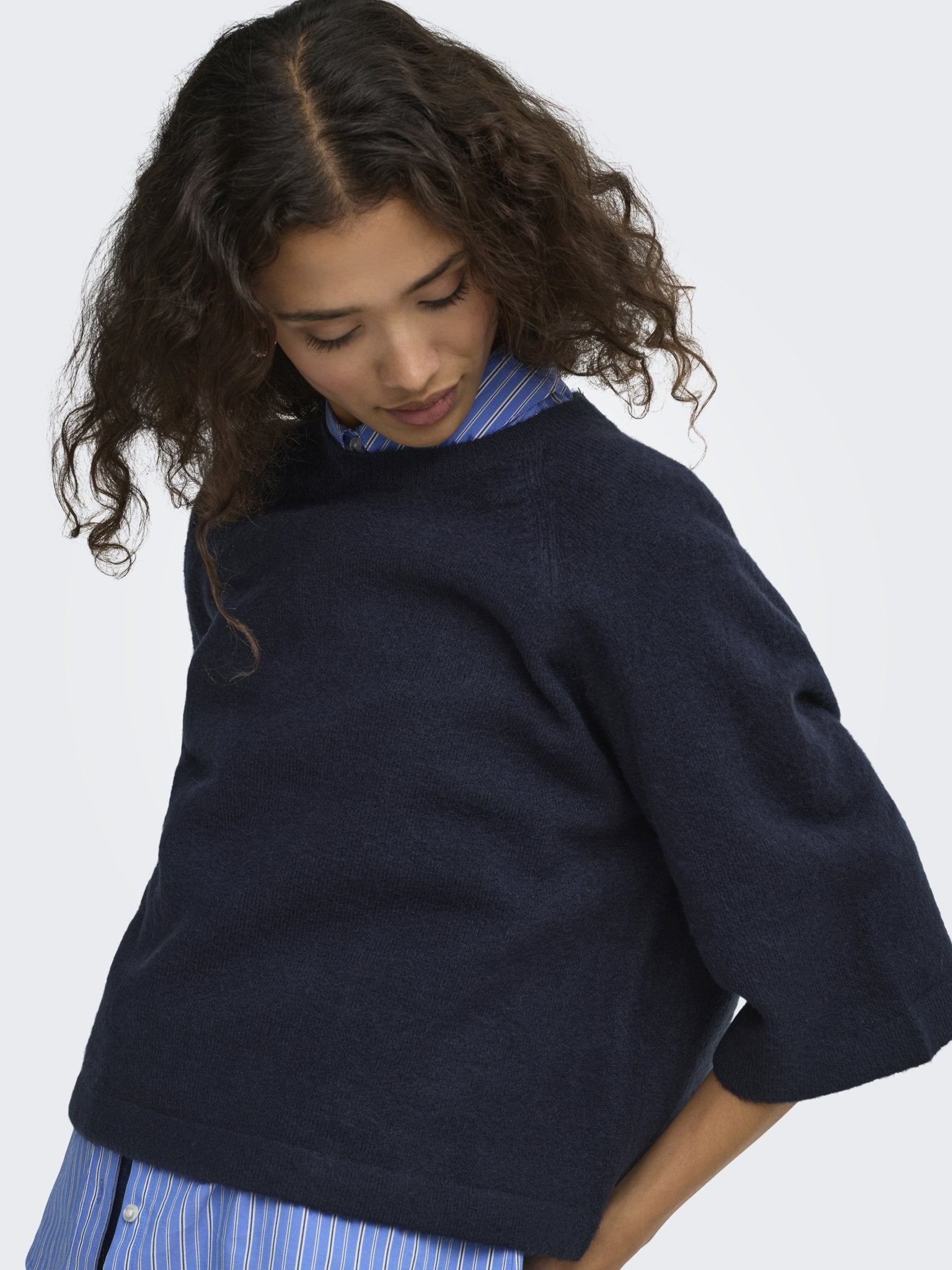 only Damen Pullover Night Sky/Melan